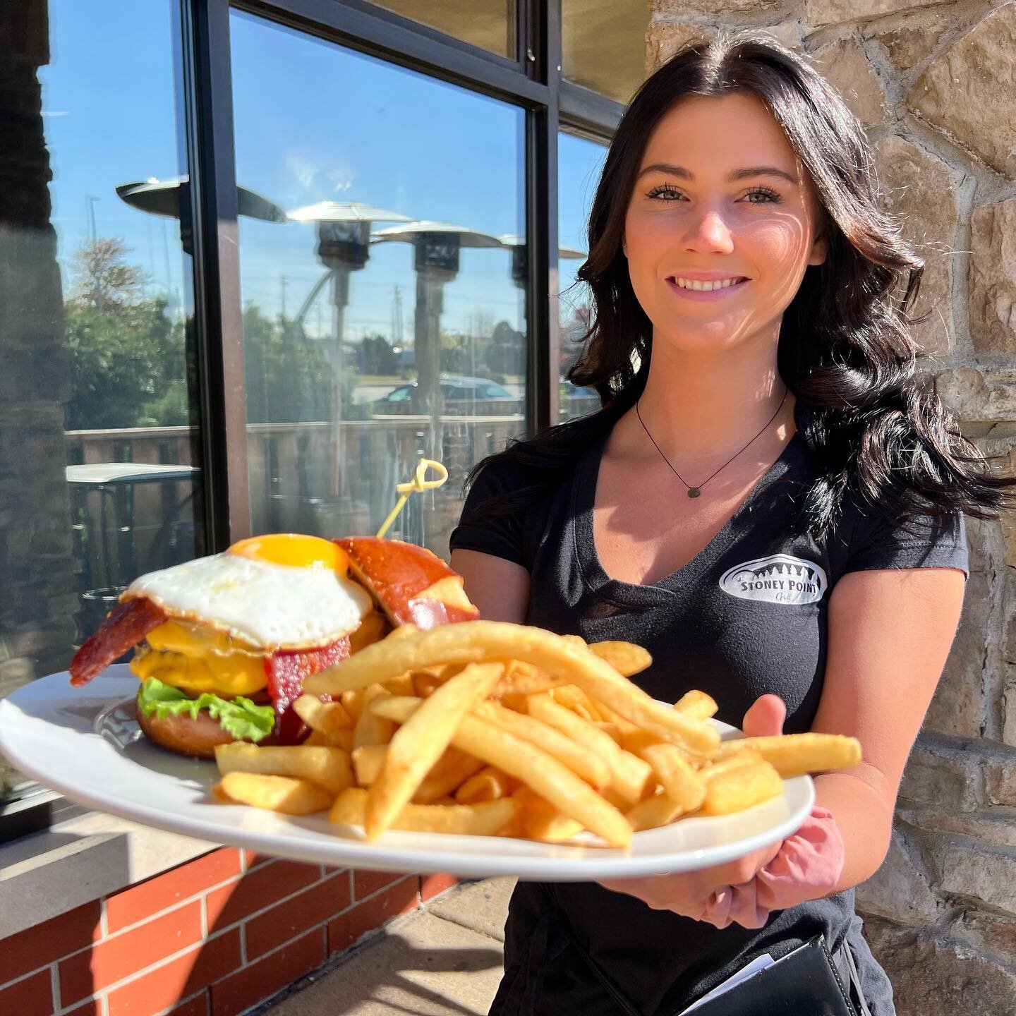 Happy National Cheeseburger Day! 🍔 If you&rsquo;re looking for an award winning burger close to you for lunch or dinner&hellip; Stoney Point Grill is serving them up 7 days a week!