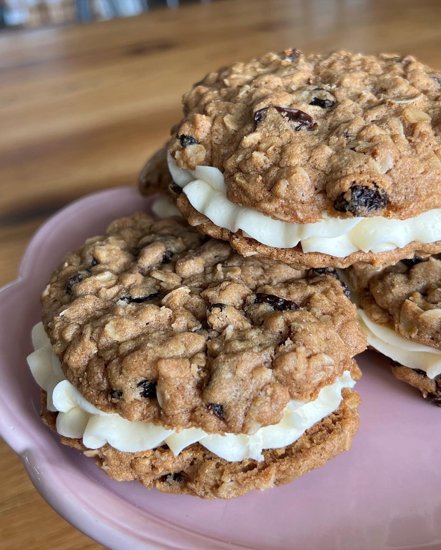 ✨Oatmeal Cookie Sandwiches available now at Shugah Hill. That&rsquo;s little Deborah to you pal!✨
.
.
#oatmealcookies #cookiesandwich #bakery #hanoverma #southshorema