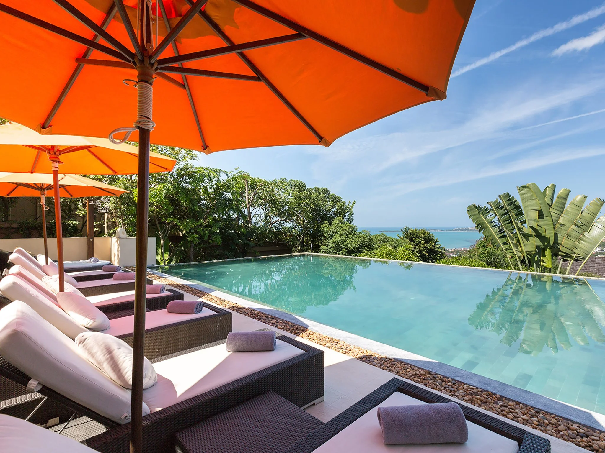 Atulya Residence Poolside Loungers - Panacea Retreat -Samui