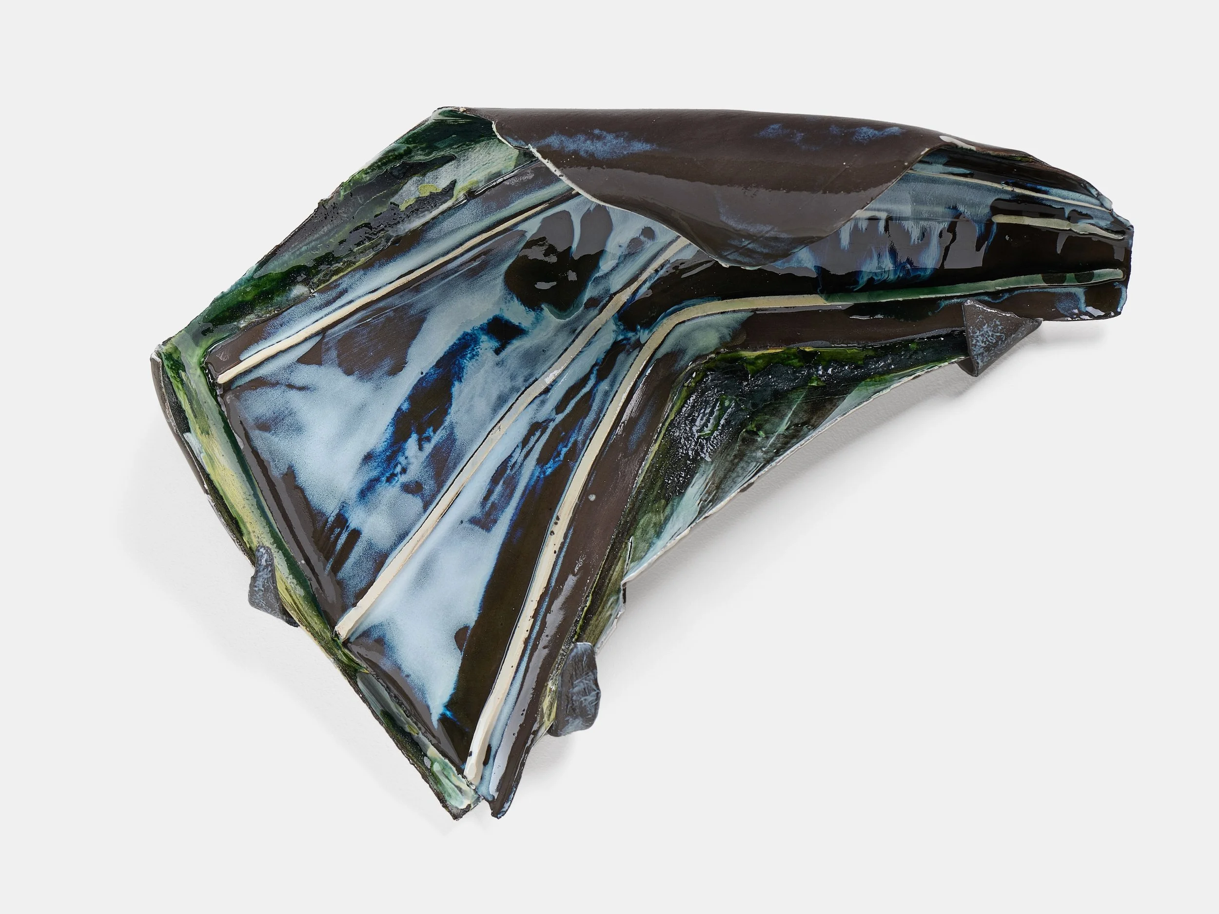 Ceramic wall sculpture