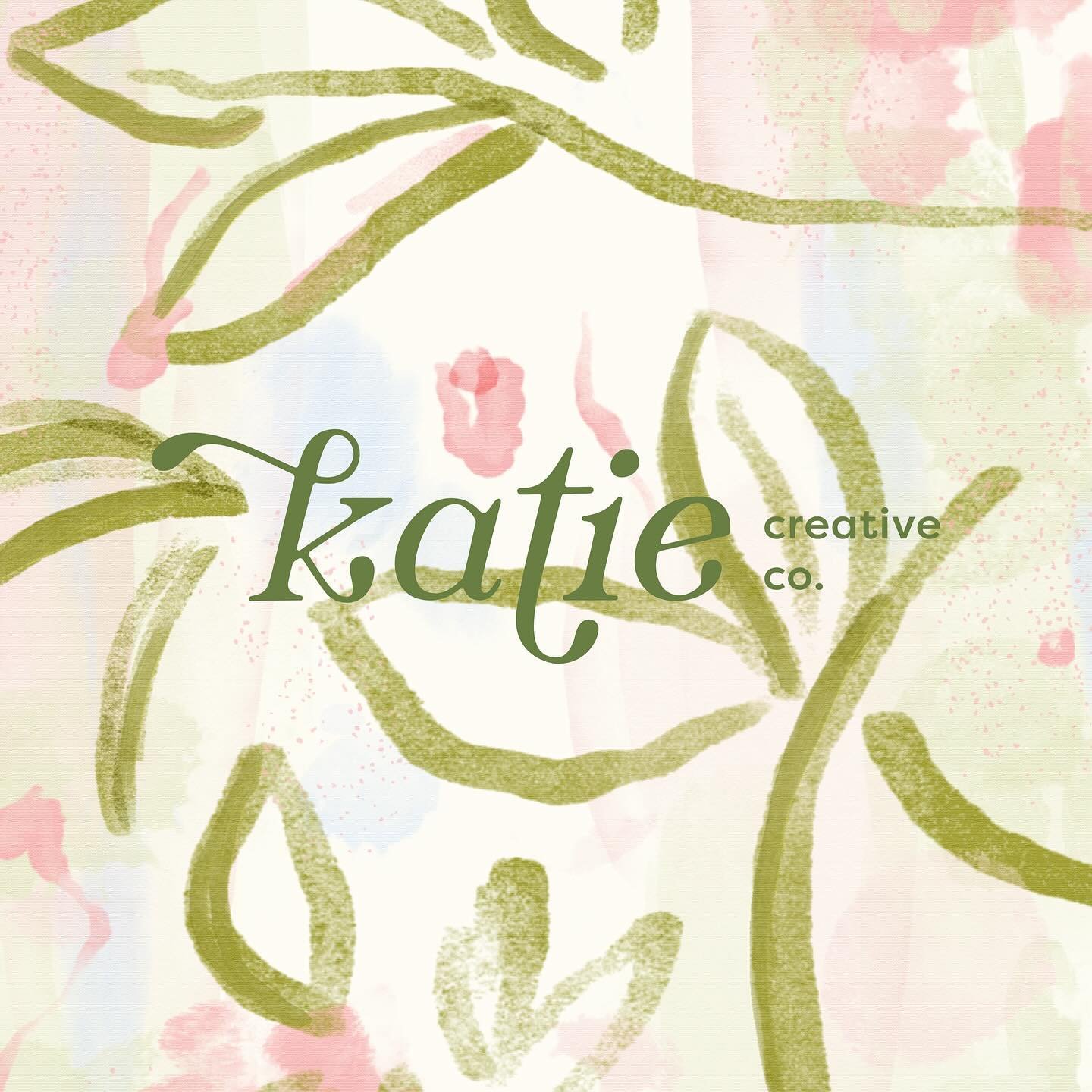 We&rsquo;re finallyyyy showing off the brand identity we designed for @katiecreativeco - a social media and content strategist based in Louisiana. Here&rsquo;s a sneak peek! 👀

Stay tuned for more as well roll out this beautiful branding within the 