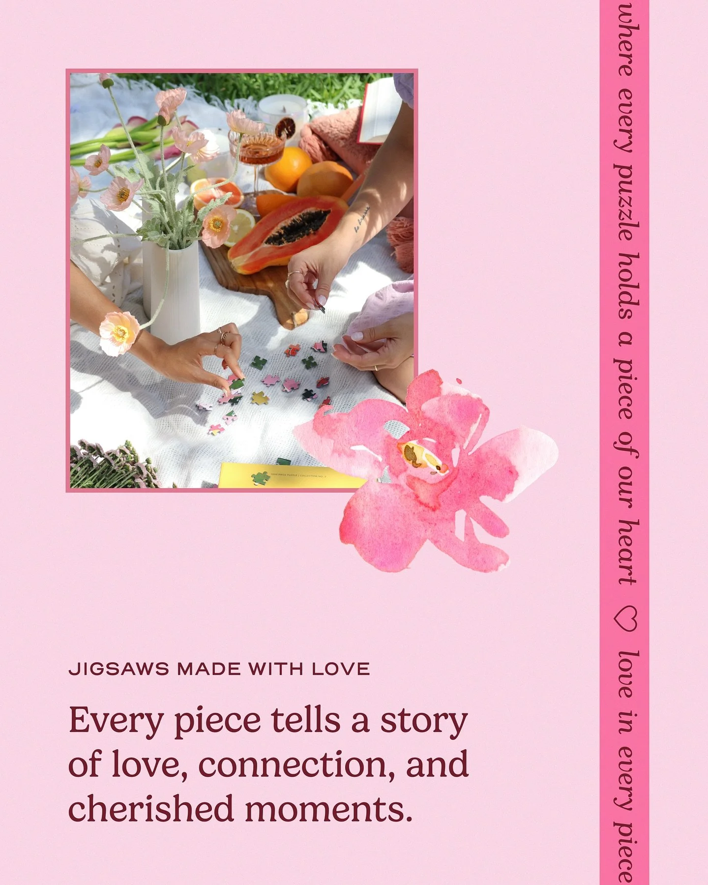More sweet details from Piece of Our Heart. A joyful, feminine brand identity designed to bring connection, creativity, and love to life. 💖 

Every element was created to feel heartfelt, playful, and meaningful &mdash; just like the memories their h