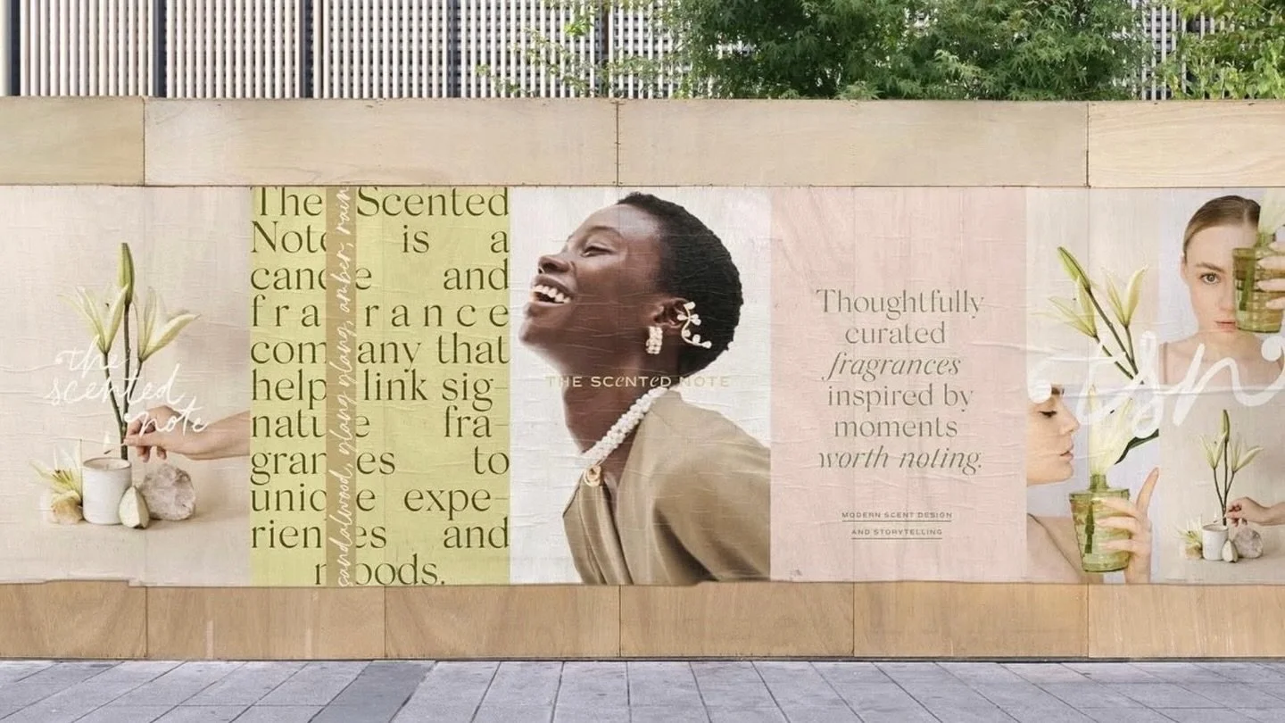 Branding for a candle and fragrance company that helps link signature fragrances to unique experiences and moods &mdash; inspired by moments worth nothing. 🎶🕯️

*All images are used for placeholder purposes only, sourced from Stocksy*

luxury candl