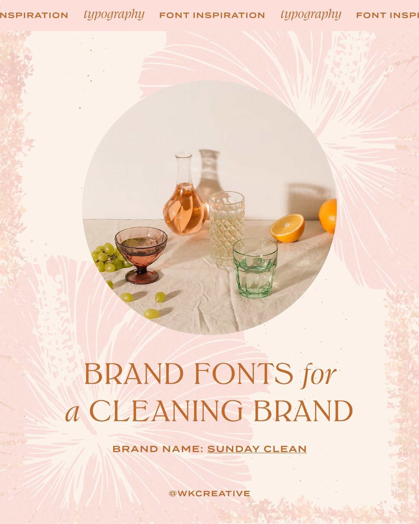 Here&rsquo;s a peek into the custom font suite we designed for Sunday Clean. A cleaning brand that feels as fresh, joyful, and effortless as a slow Sunday morning. 🧽🫧🧹🧼🍋

Save this for your brand inspo + reach out when you&rsquo;re ready to elev