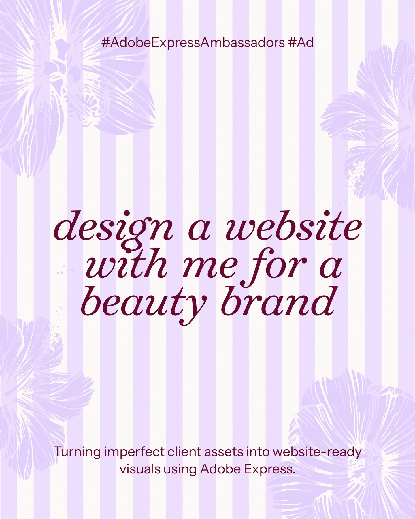 A little behind-the-scenes look at how I prep product photos for website design. ✨

For this project, I started with the original client product image and used Adobe Express Remove Background to turn it into a clean cutout for the website design. I a