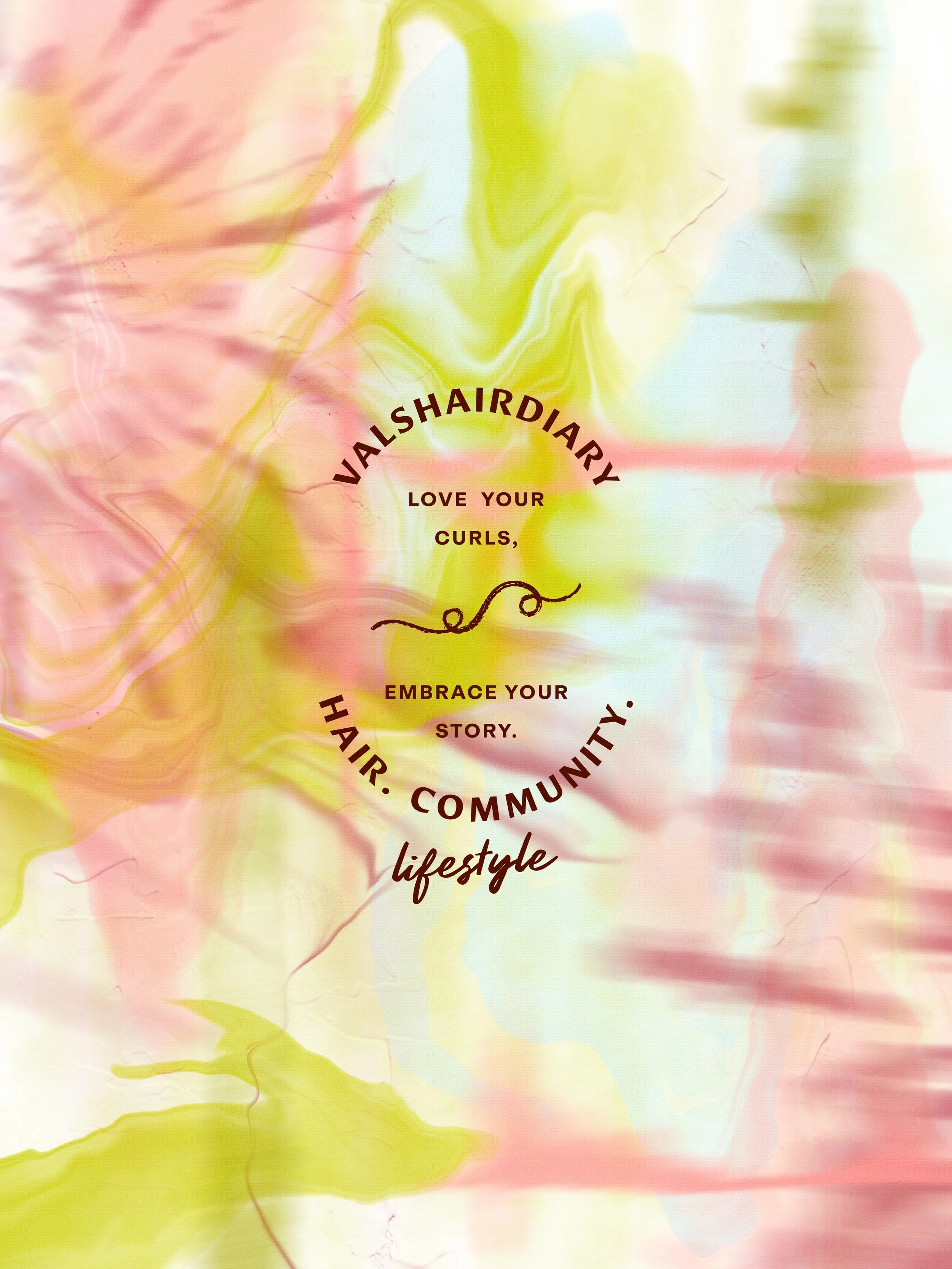Brand Identity Design for Valshairdiary - a community lifestyle brand empowering women to embrace their natural hair with confidence, ease, and joy. ✨➰

Through storytelling, education, and community, Valshairdiary creates a space where women feel se