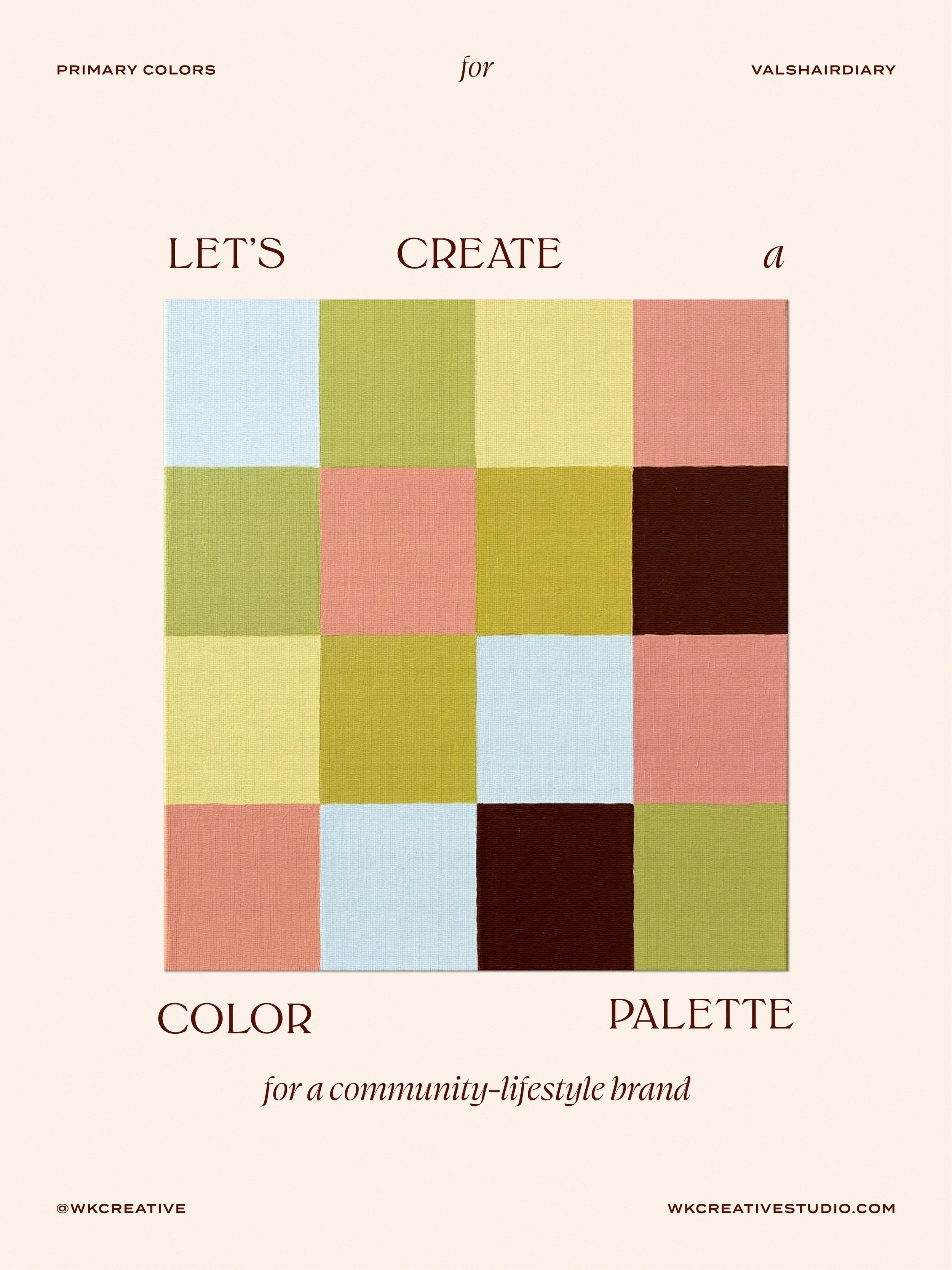 A warm, joyful, and grounded color palette for Valshairdairy! 🎨

Swipe through to see the meaning behind every color choice!

#colorpalette #branddesigner #brandstrategy #colorpsychology #brandidentity

[ Color Palette Design, Color Psychology, Bran
