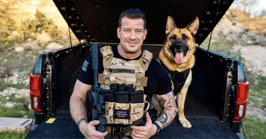 Spencer Coursen with Ronin GSD Service Dog.jpg