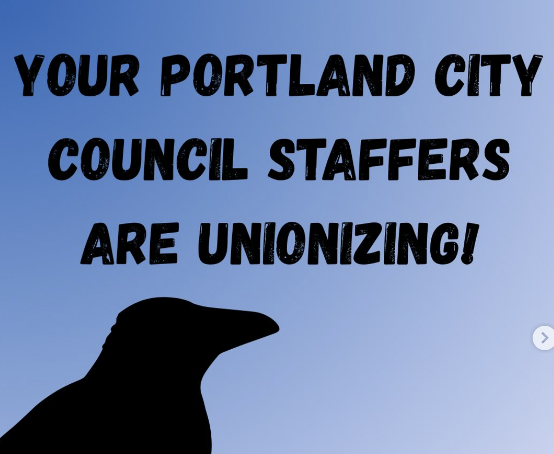 Portland City Council Staff Unionize with CWA 7901