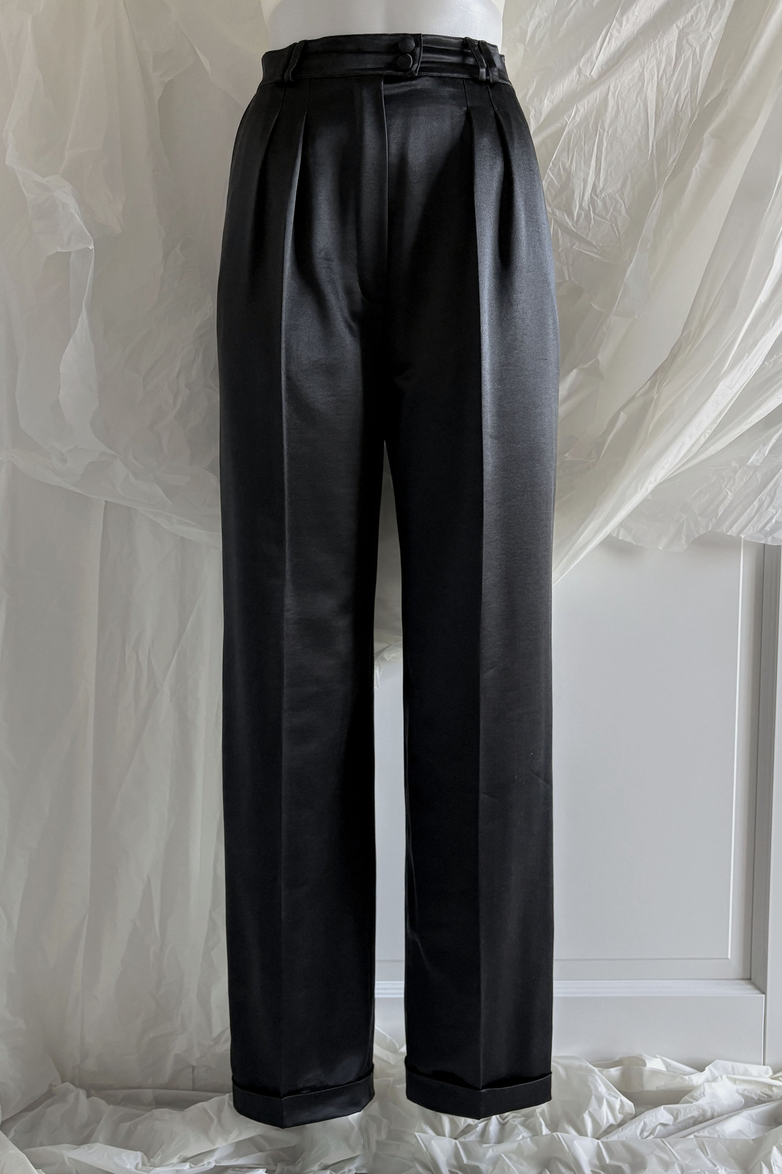 Jil Sander+ high-waisted satin trousers