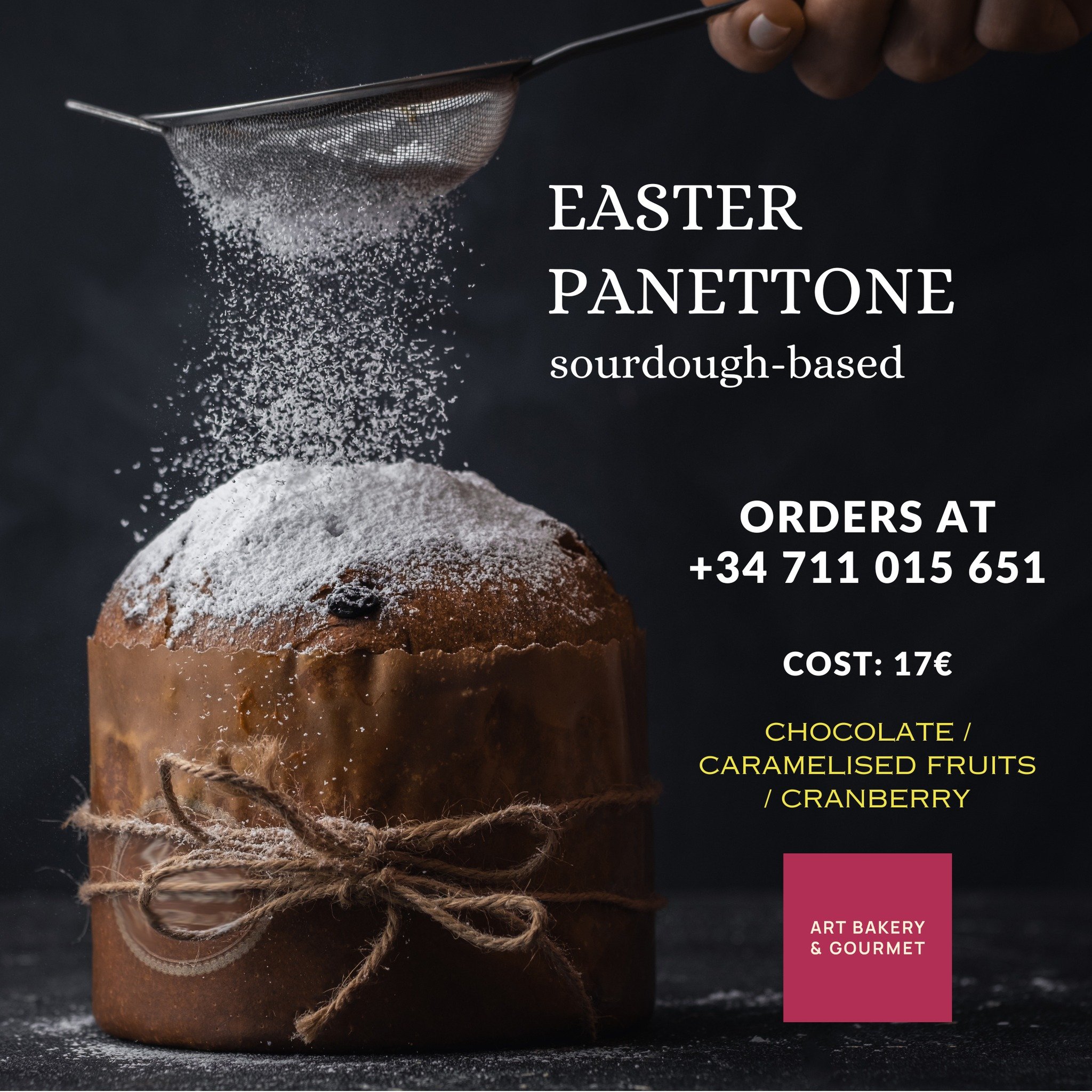 Celebrate Orthodox Easter with a twist on tradition! Our special Easter cake (Paskha), inspired by the rich, fluffy texture of panettone, is bursting with festive flavors and perfect for sharing this joyful season. 🐣✨ #EasterDelight #PanettoneMagic