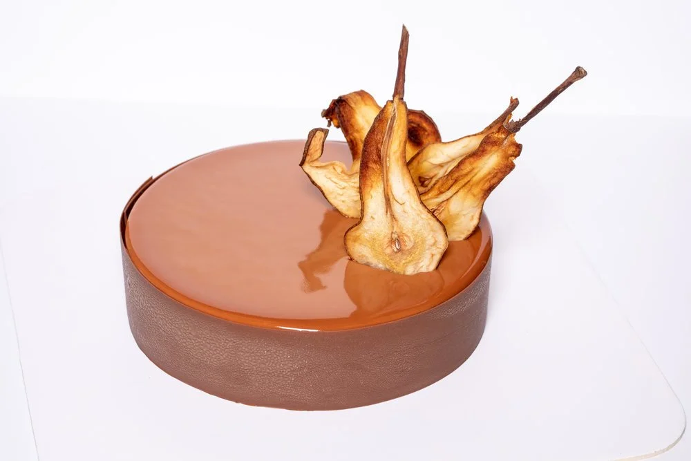 Pear Catalana Cake