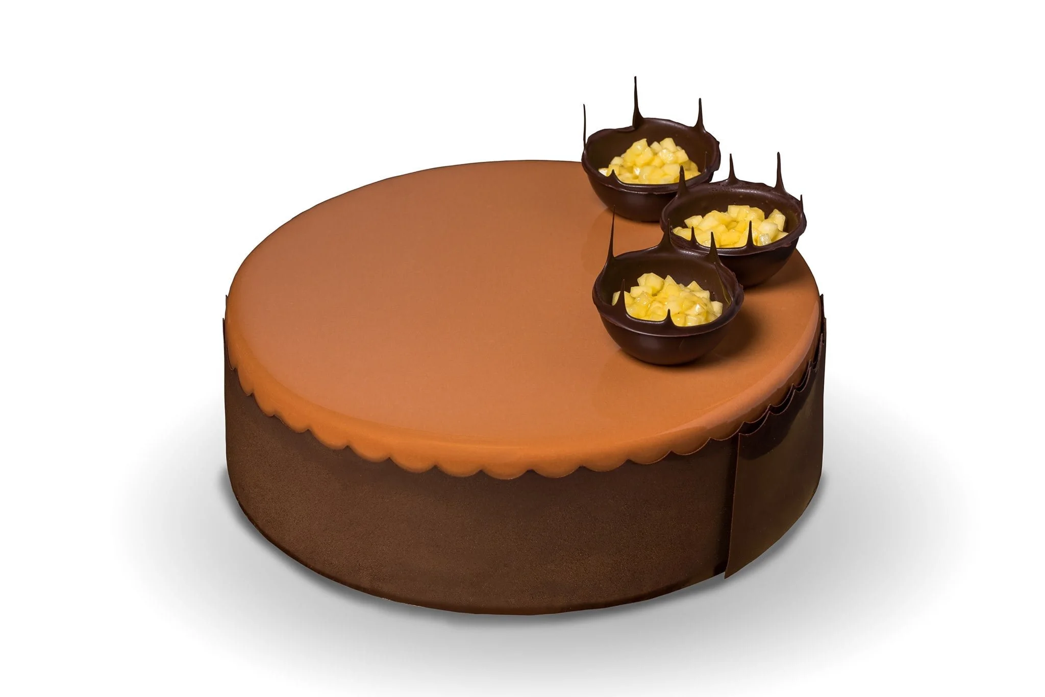 Coconut-Mango-Passion fruit cake