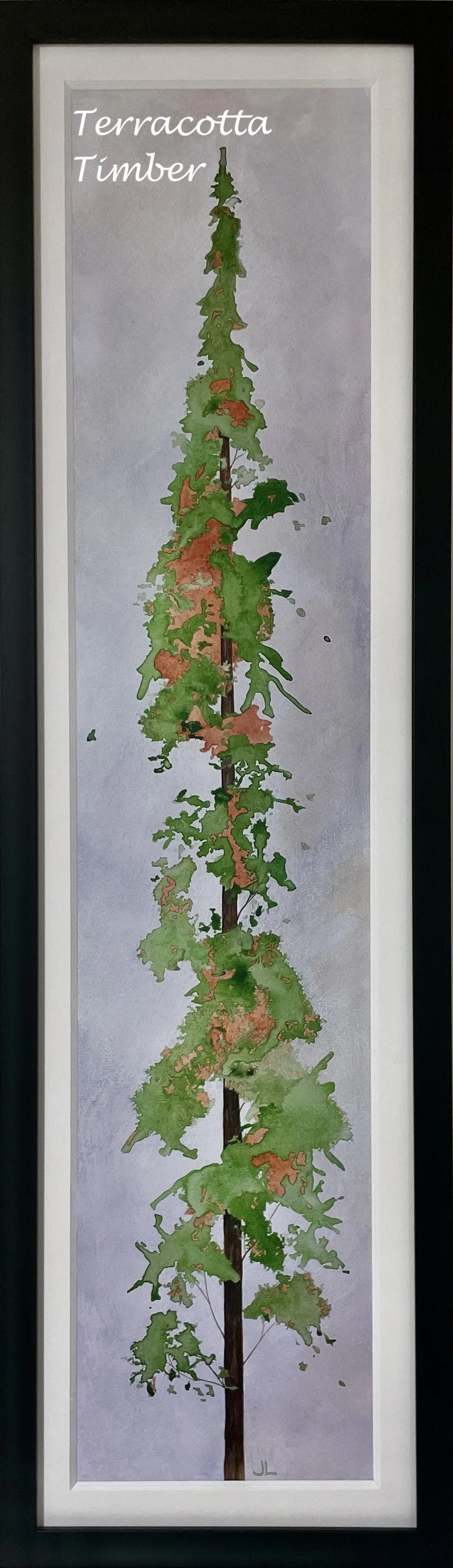Terracotta Timber 31x9 Watercolor