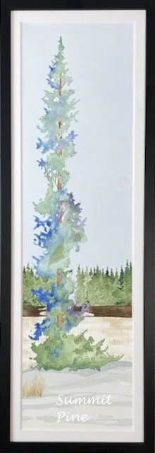 Summit Pine, 32x11, Watermedia 880.00