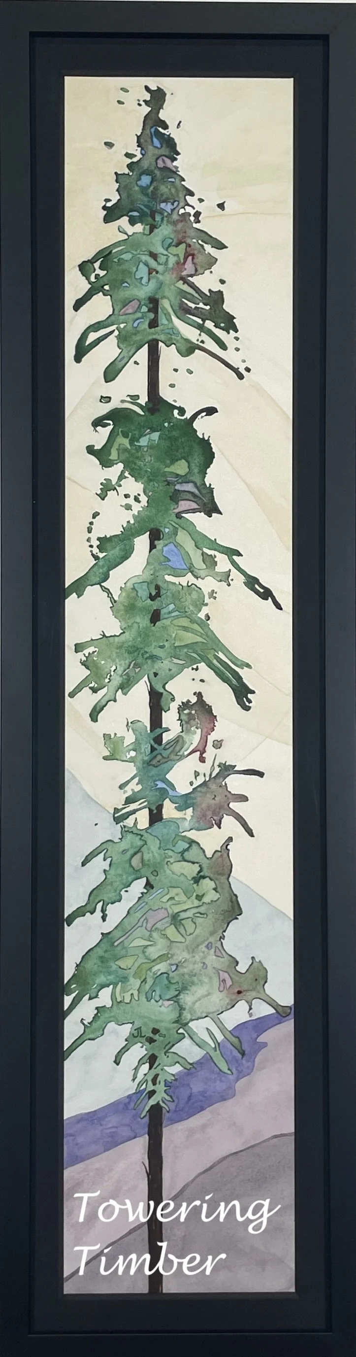 Towering Timber, Watercolor