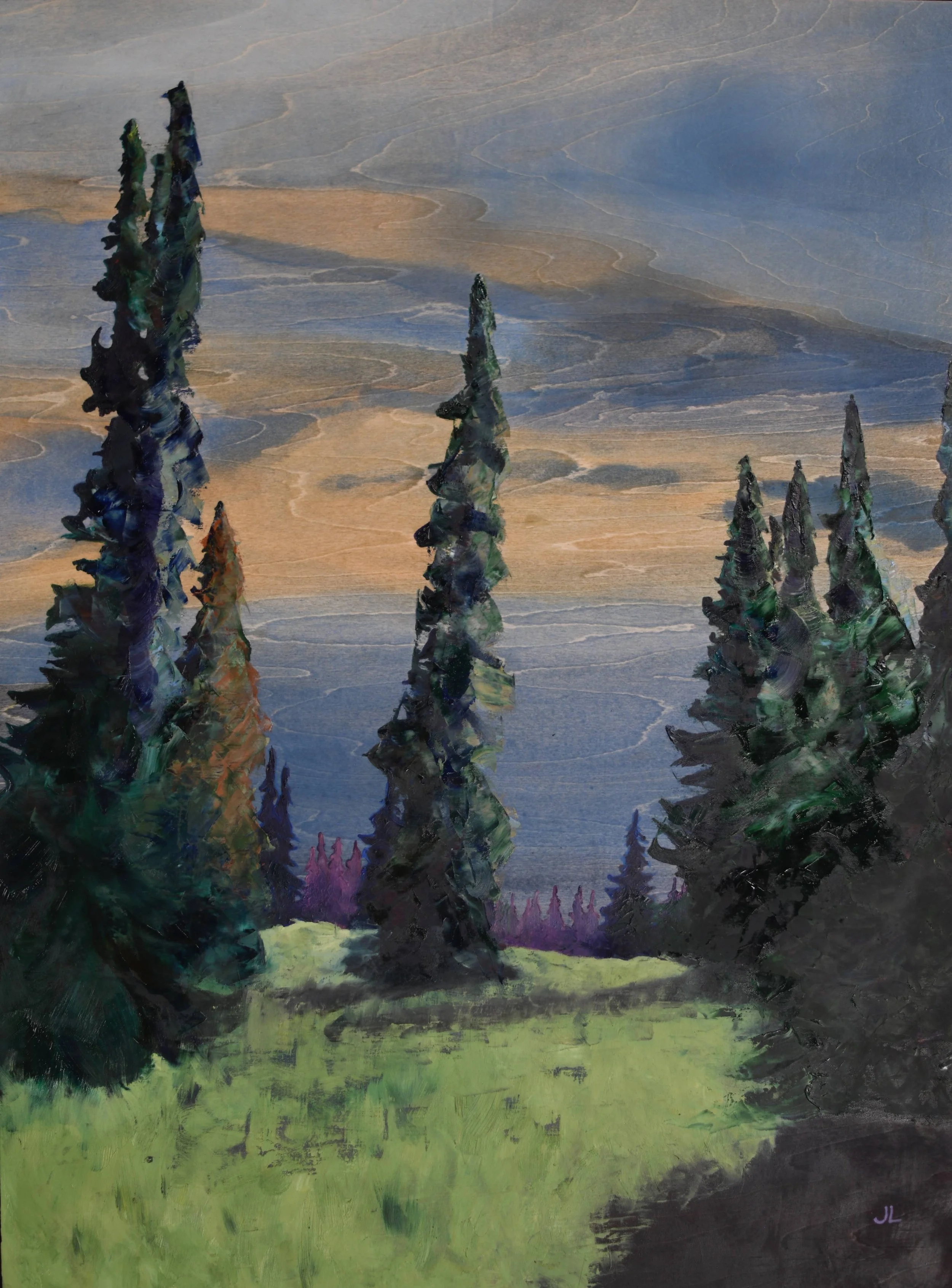 Summit Campground
Oil Painting on Wood Panel