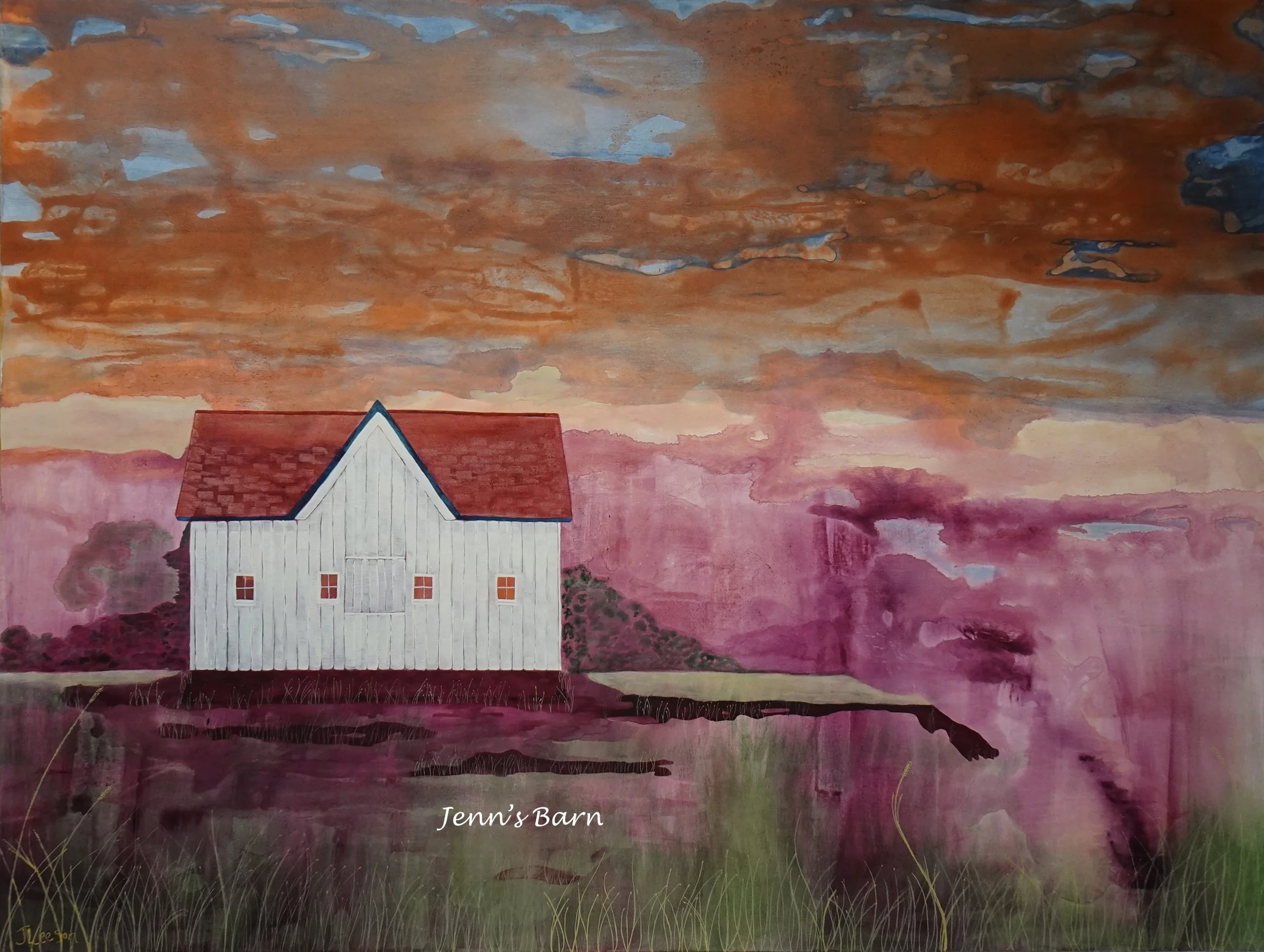 Jenn's Barn, Mixed Media, Australia
