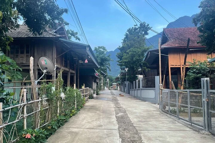 white thai village walk