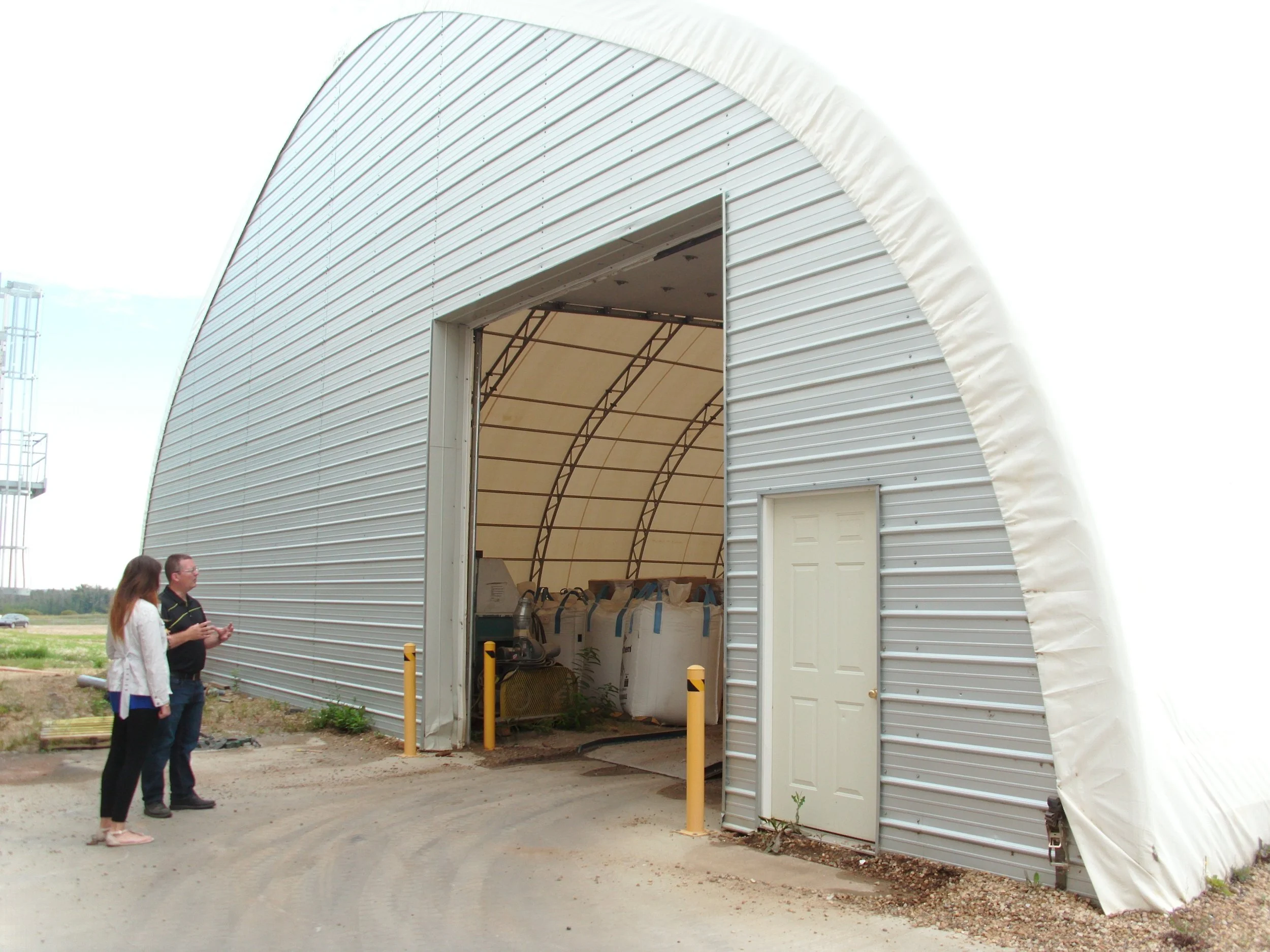 Heated quonset requires commercial development and building permit. 
