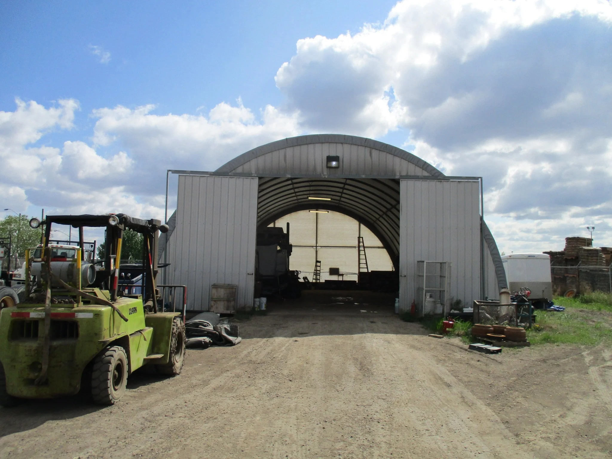 Cold storage quonset requires commercial development and building permit. 