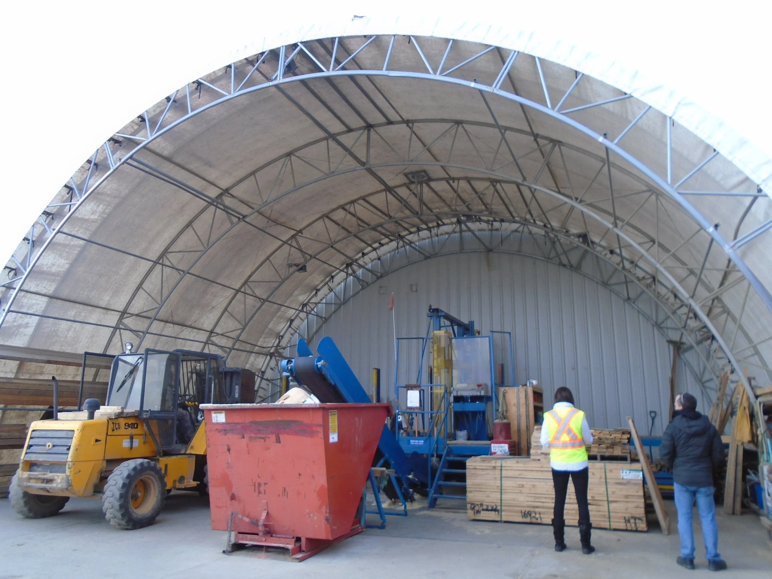 Cold storage quonset requires commercial development and building permit. 