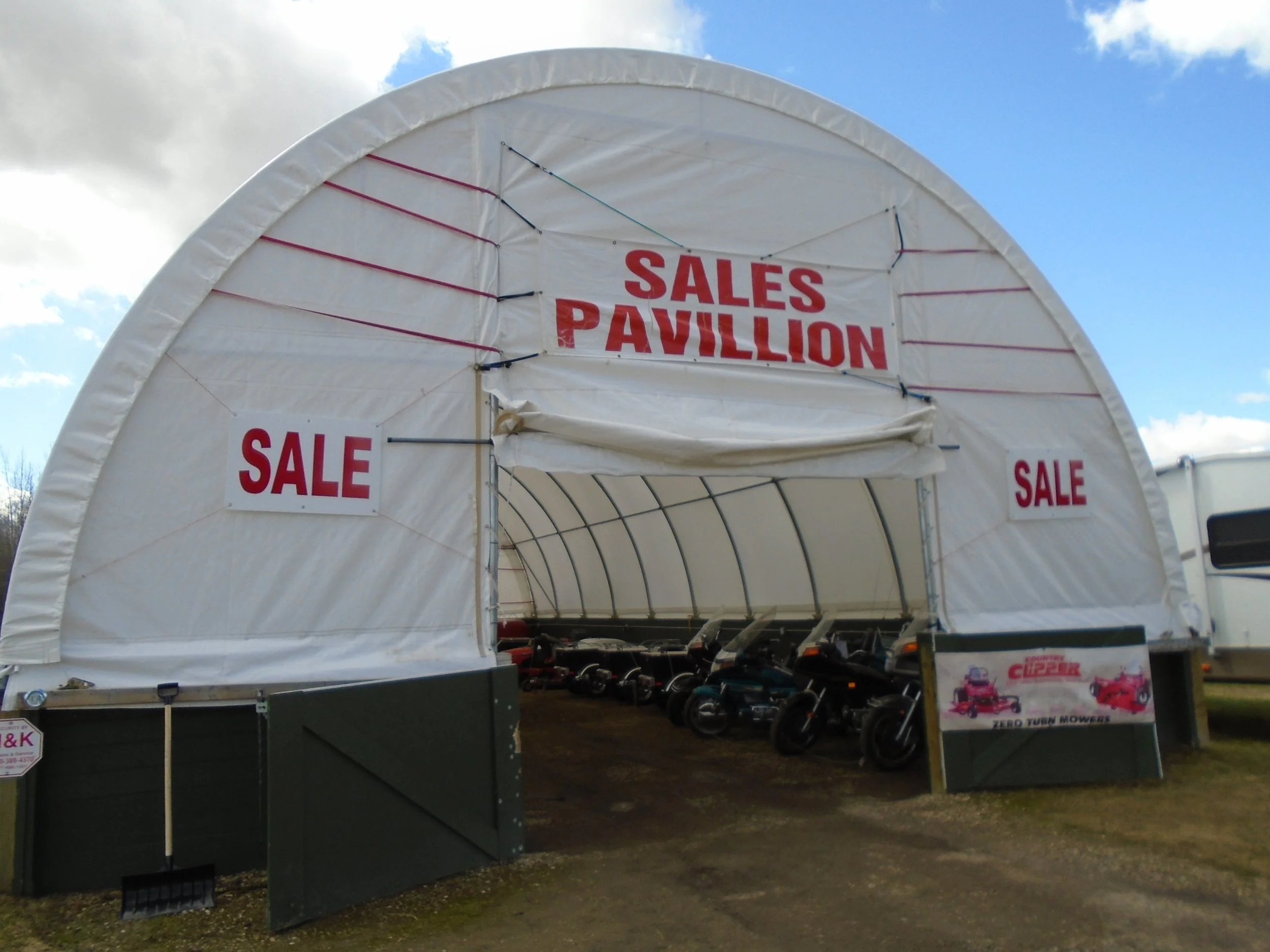 Cold storage quonset requires commercial development and building permit. 