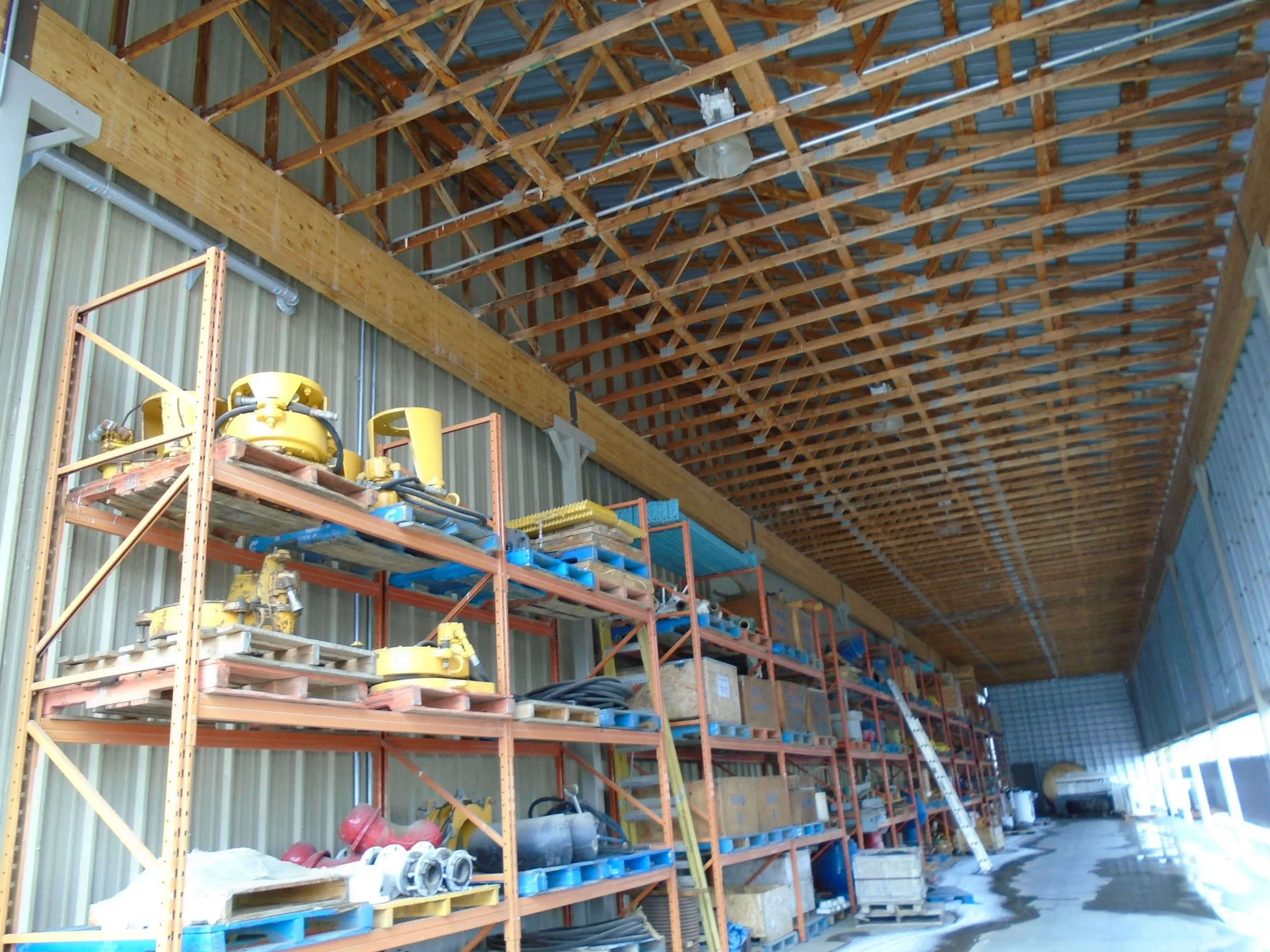 Cold storage addition requires development permit and building permit.