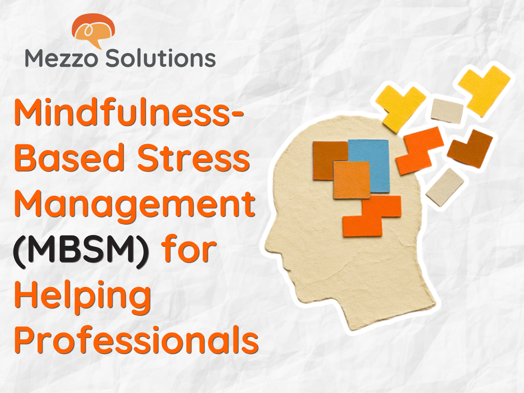 Mindfulness-Based Stress Management (MBSM) for Helping Professionals