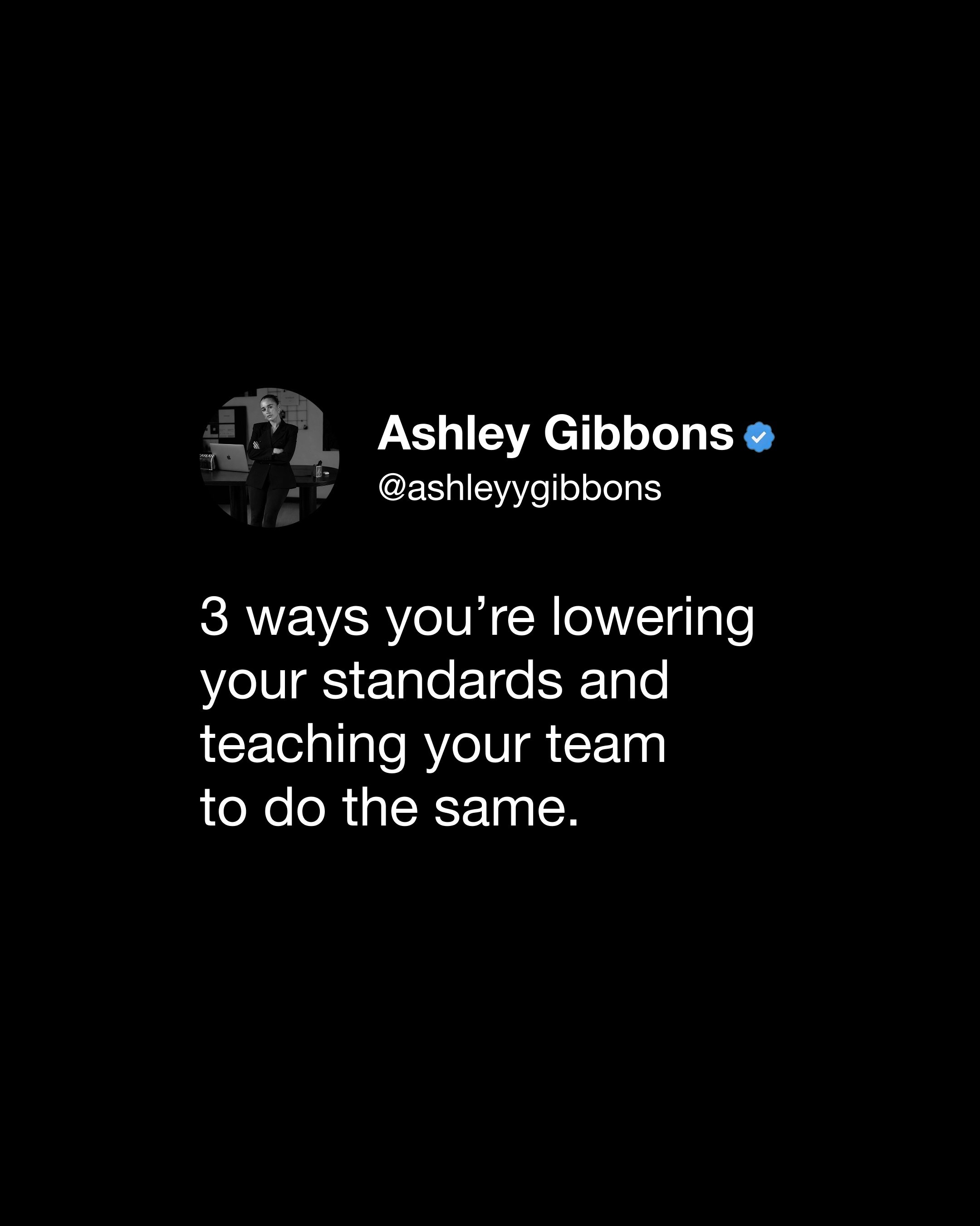 Your team is paying more attention to what you tolerate than what you tell them.

Comment&nbsp;AFTER HOURS&nbsp;if you&rsquo;re ready to stop calling something a standard you aren&rsquo;t willing to enforce.

If we haven&rsquo;t met yet, hi, I&rsquo;