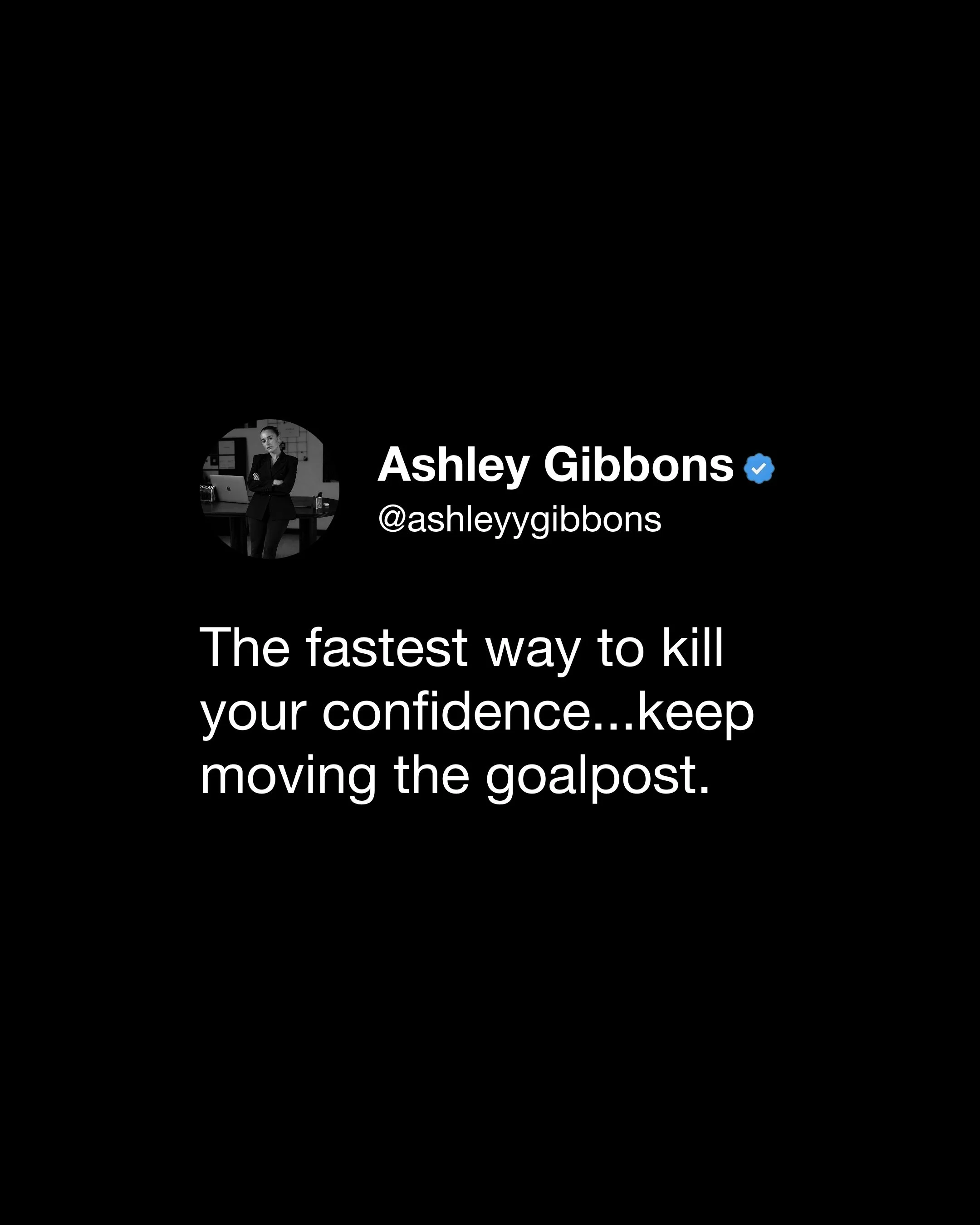 Make yourself impossible to overlook.

If we haven&rsquo;t met yet, hi, I&rsquo;m Ashley.

My page is for the person who&rsquo;s tired of watching less capable people get promoted. The one who&rsquo;s ambitious but feels overlooked. The one who&rsquo