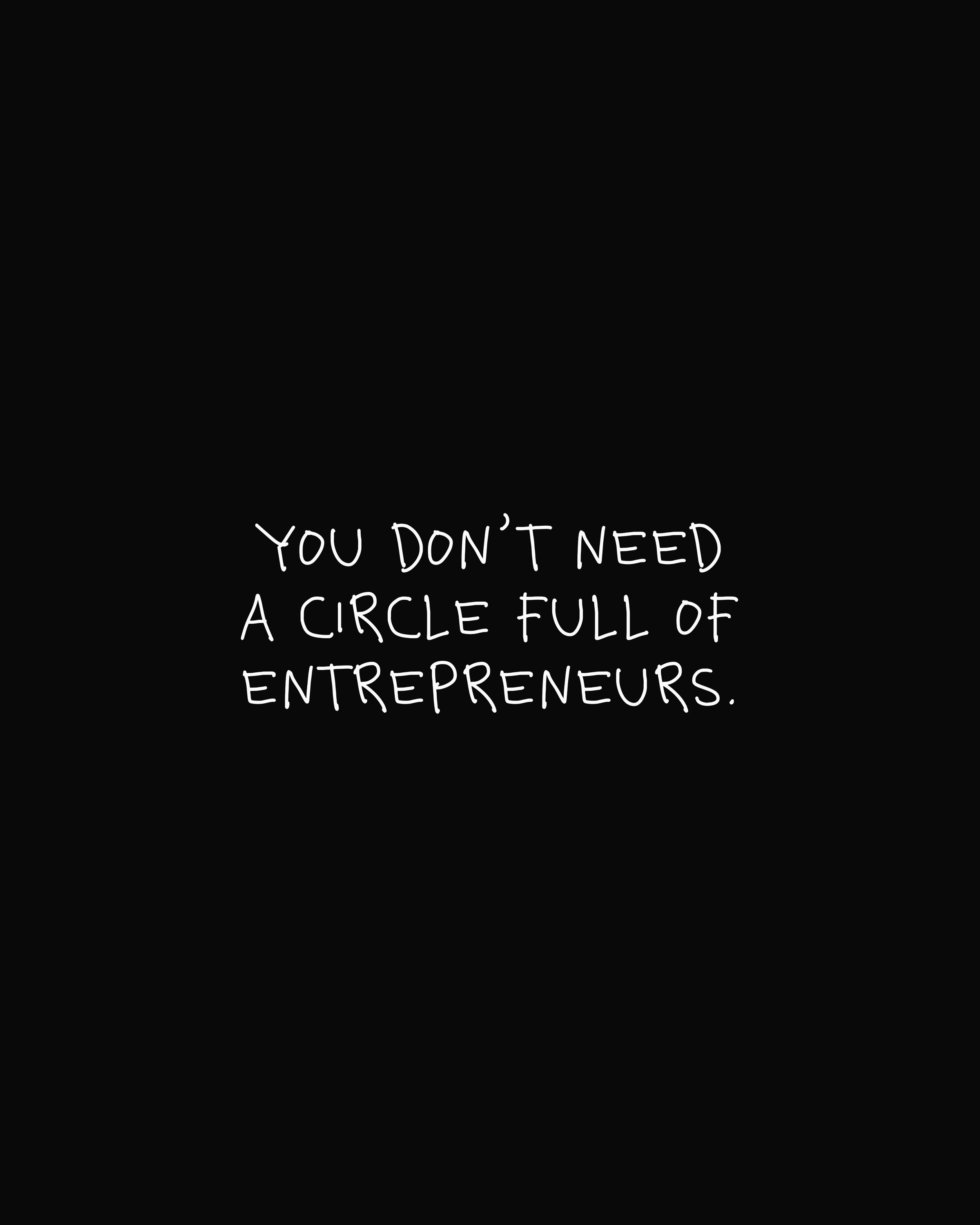 Think long-term.