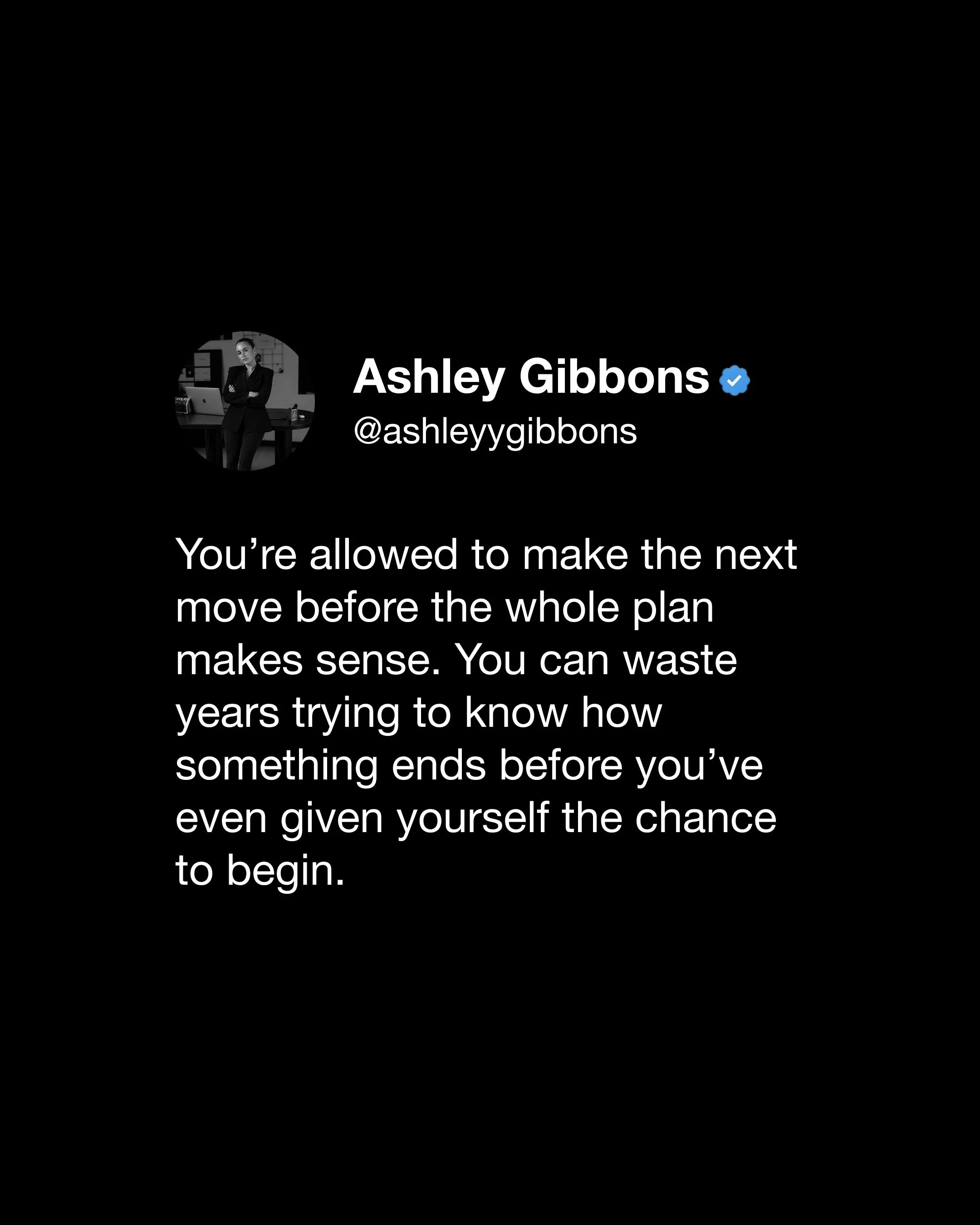 Stop waiting for certainty to tell you what you already know you want.