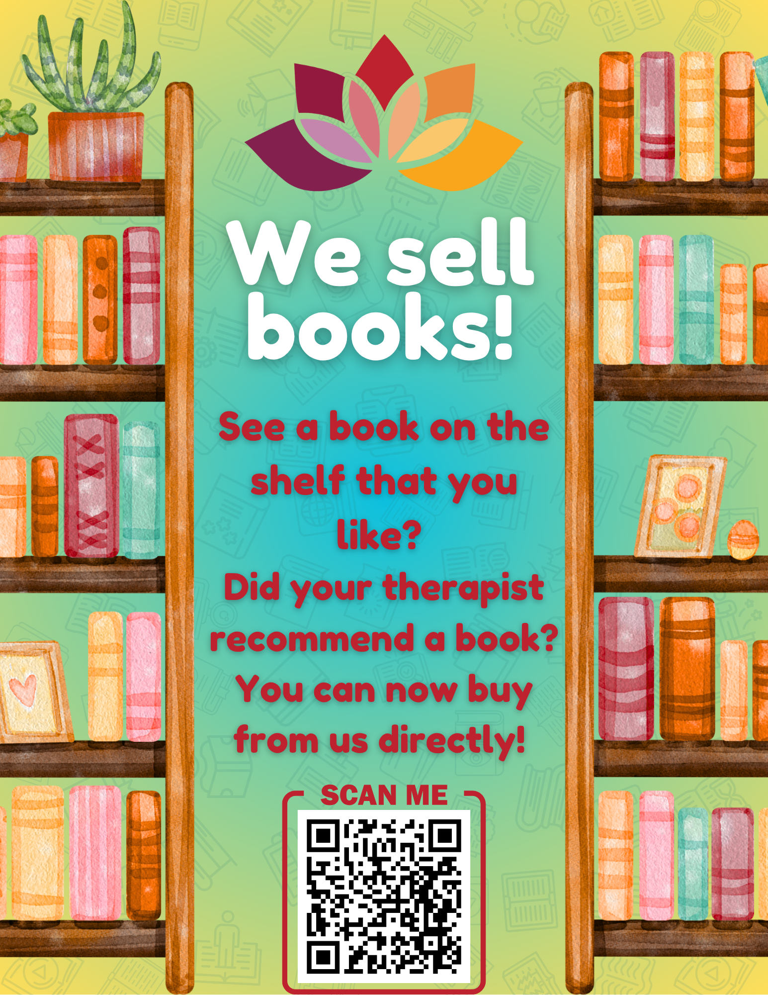 We now offer retail book sales!
