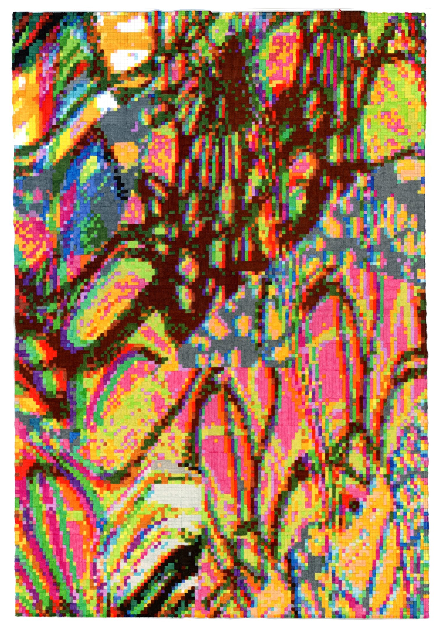 "Nexus", India ink on pescia paper, 15" x 22"