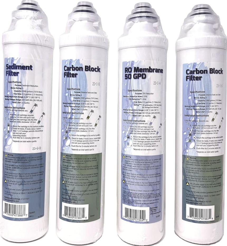 Aqua Flo Platinum QCRO Replacement Filters