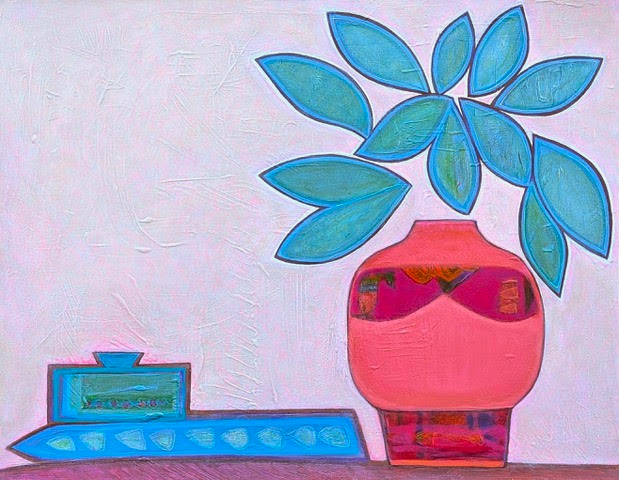 My Little Box of Secrets, 22” x 28”, Acrylic on premier canvas