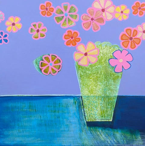 My Era? The 60's Of Course!, 12"x12"x1.5", acrylic on wood panel