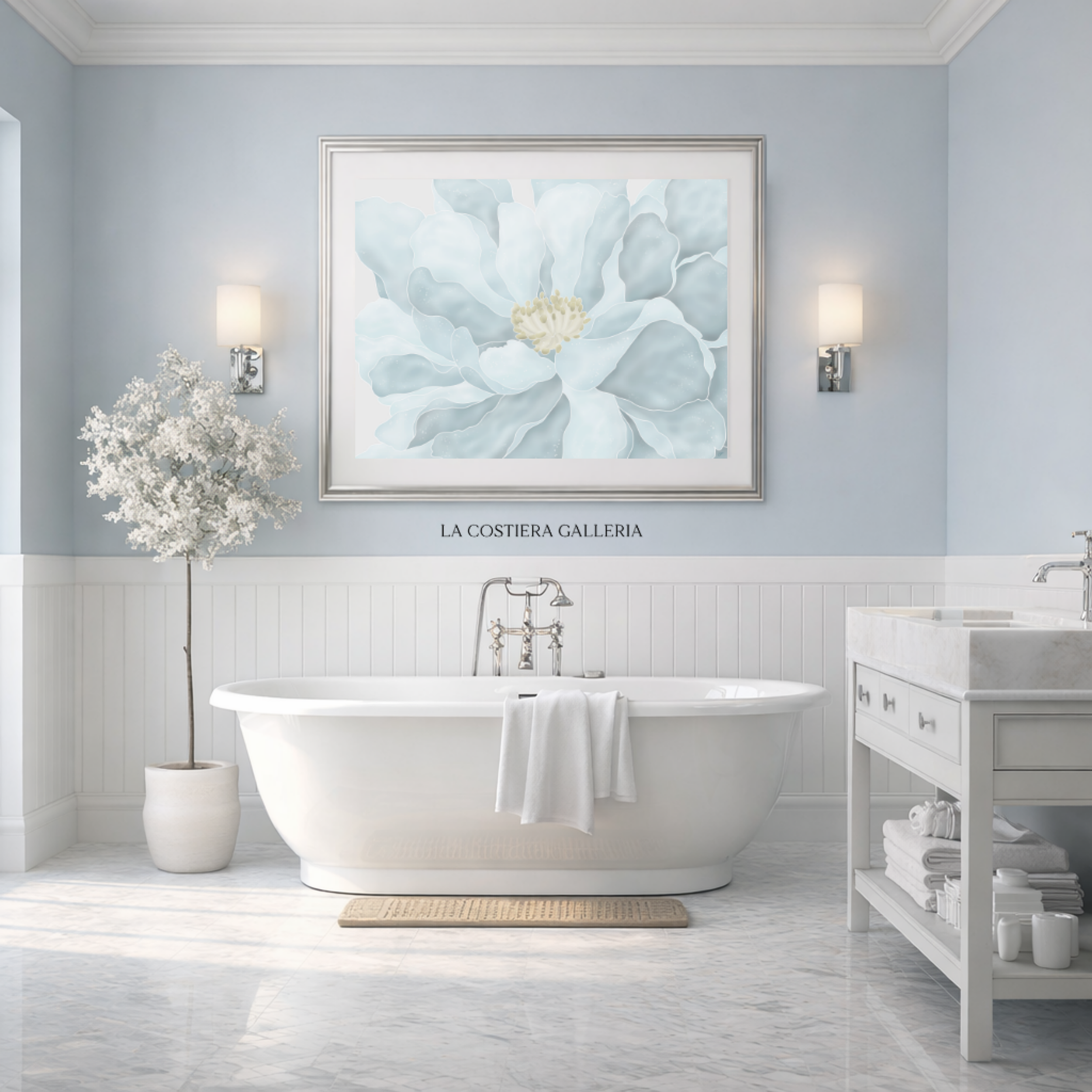 Coastal Bloom | Refined Painting