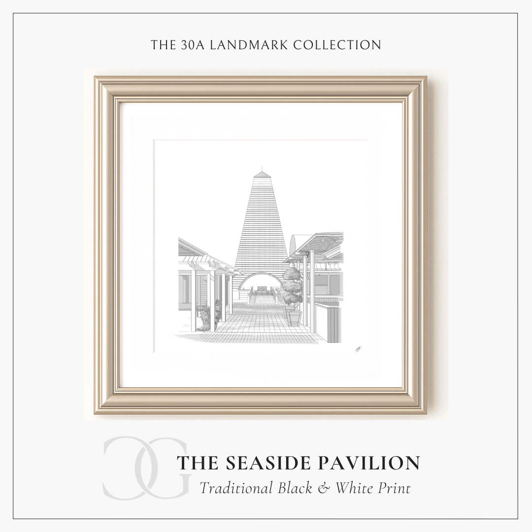 Framed_Seaside_Pavilion_B&W_LaCostieraGalleria.png