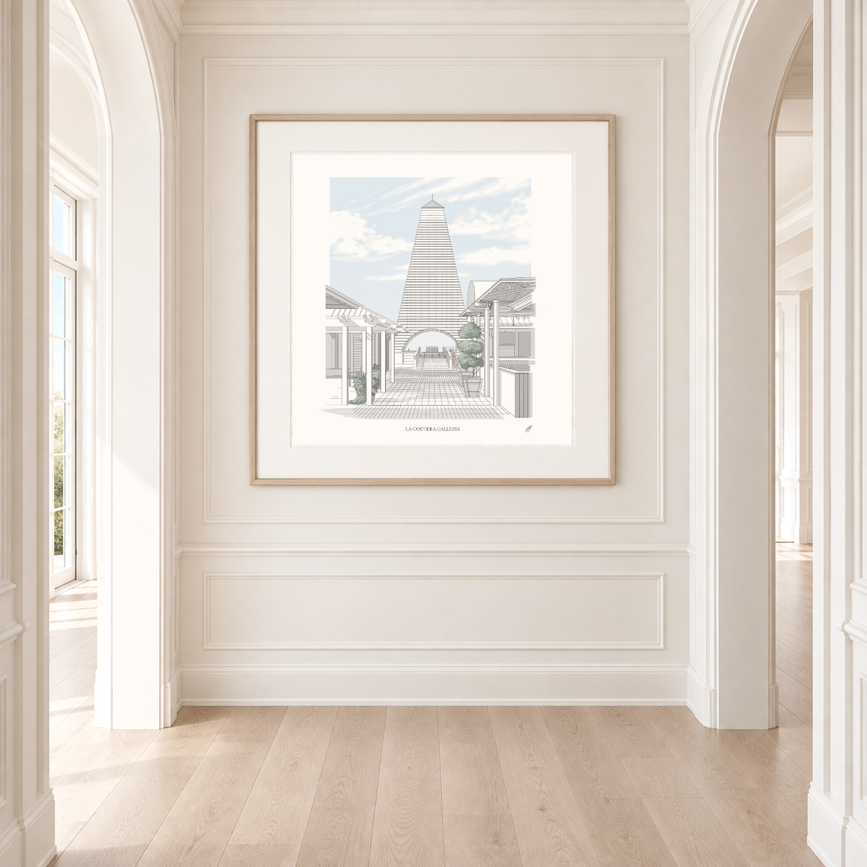 Seaside Pavilion | Classic Illustration