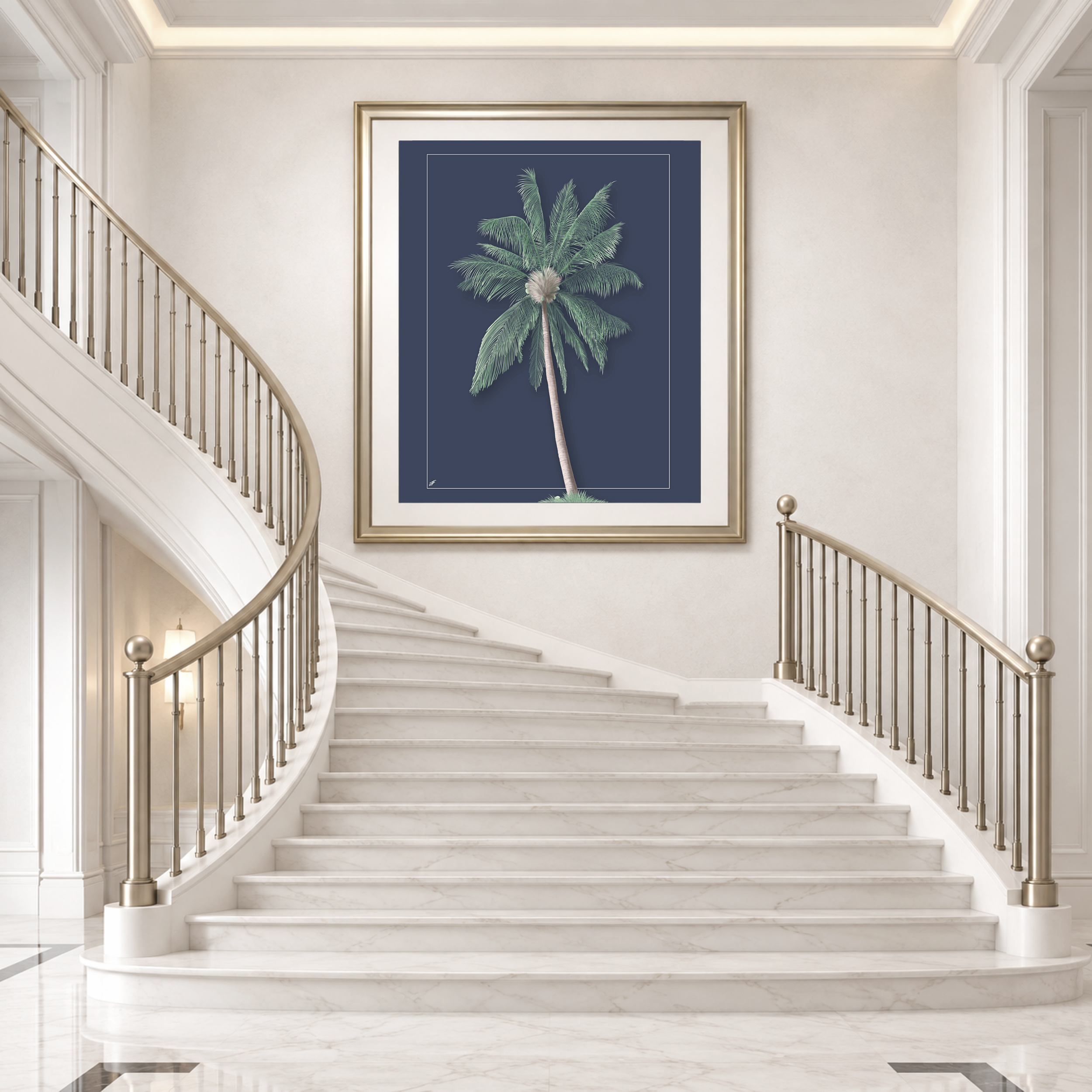 Grand Florida Palm | Refined Painting