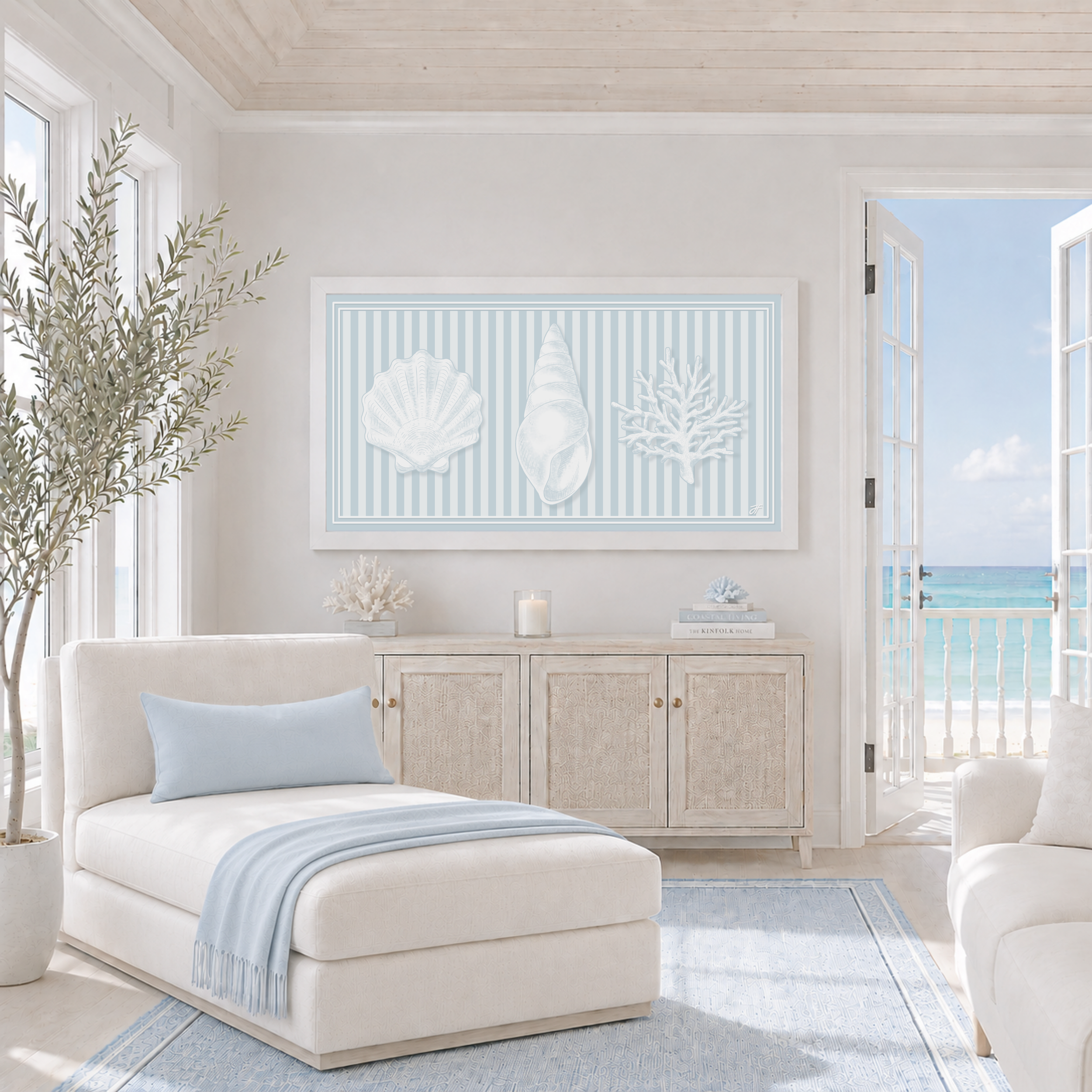 Seashell Trio | Refined Painting