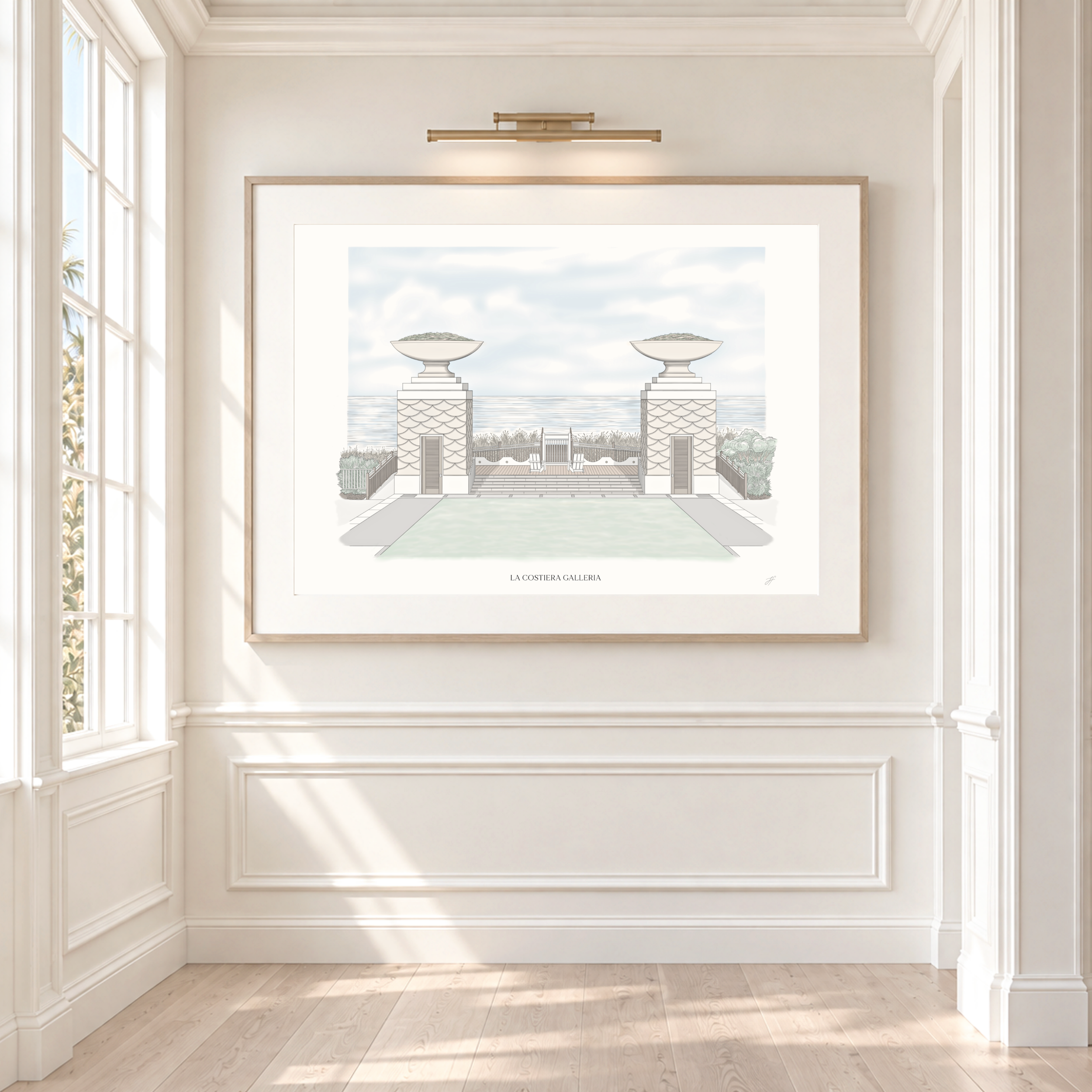 Alys Beach Gulf Green | Classic Illustration