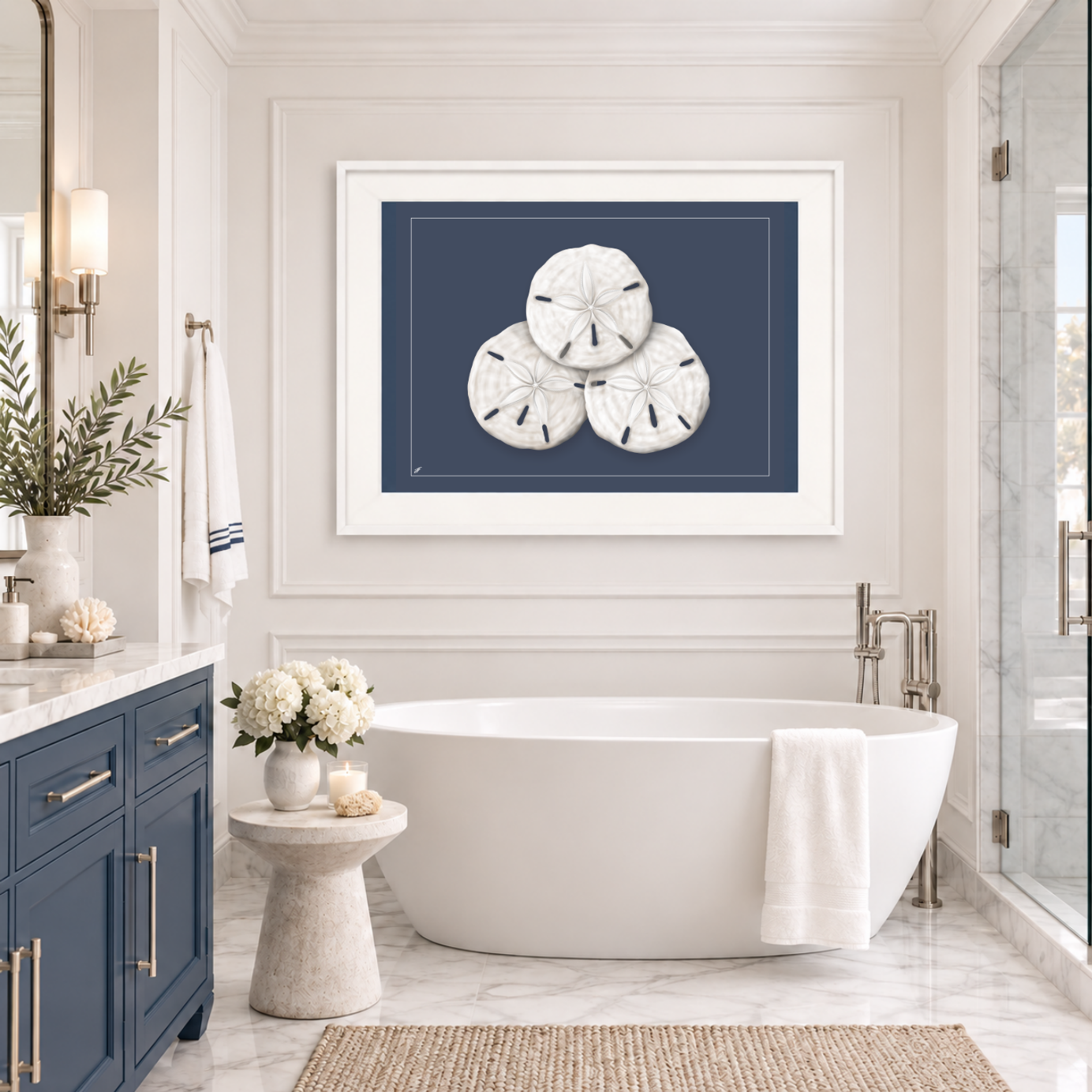 Sand Dollar Trio | Refined Painting