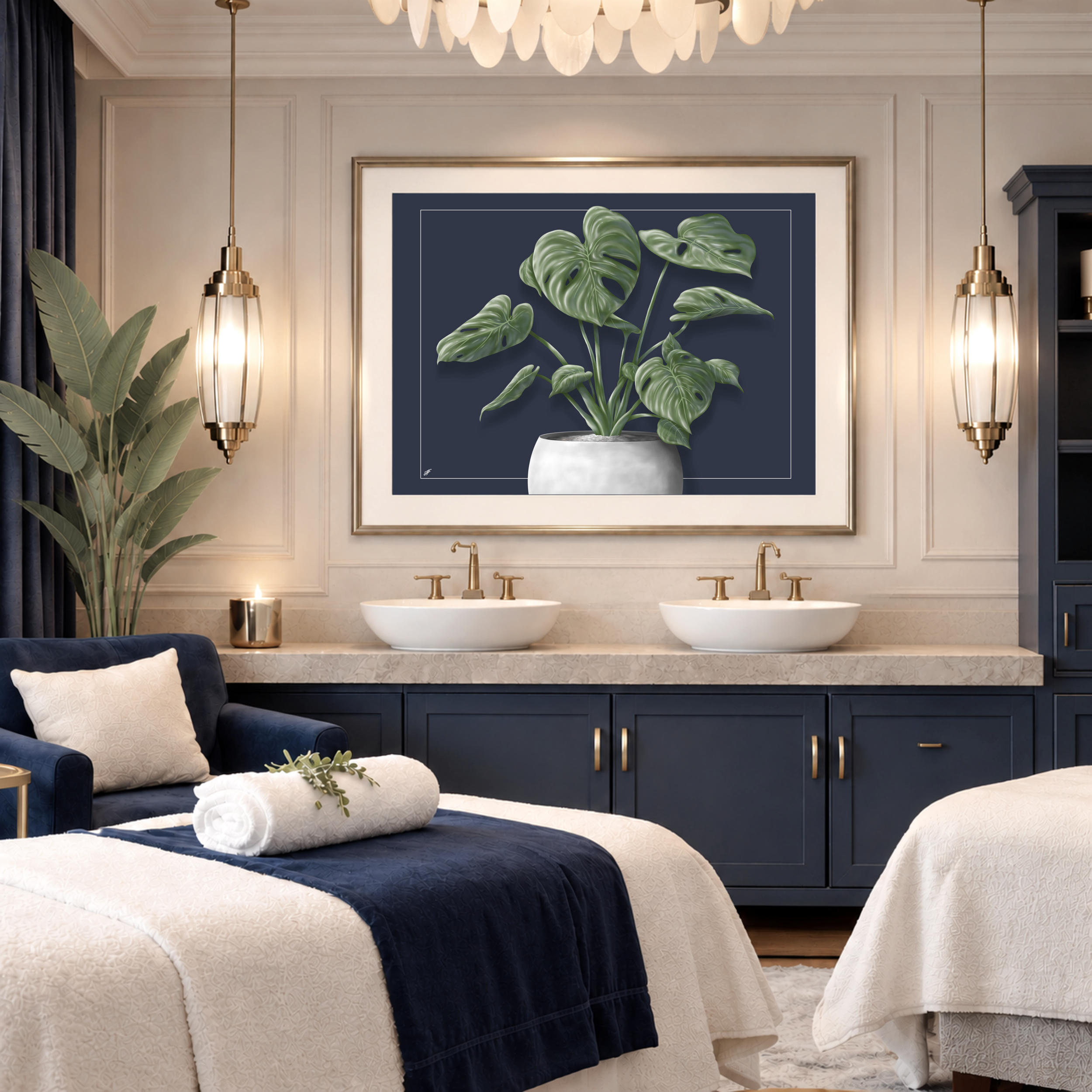 Grand Monstera | Refined Painting