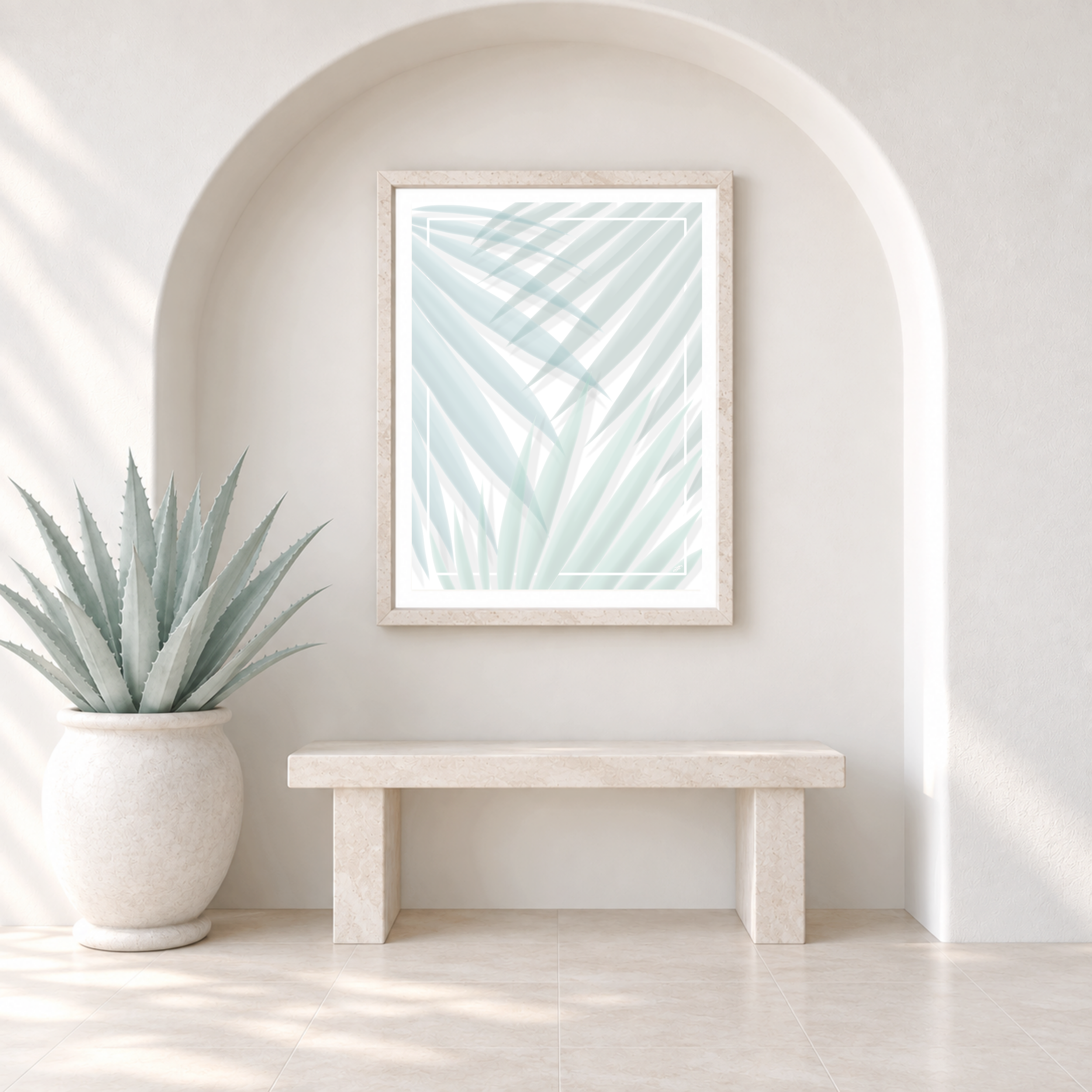 Coastal Leaves | Refined Painting