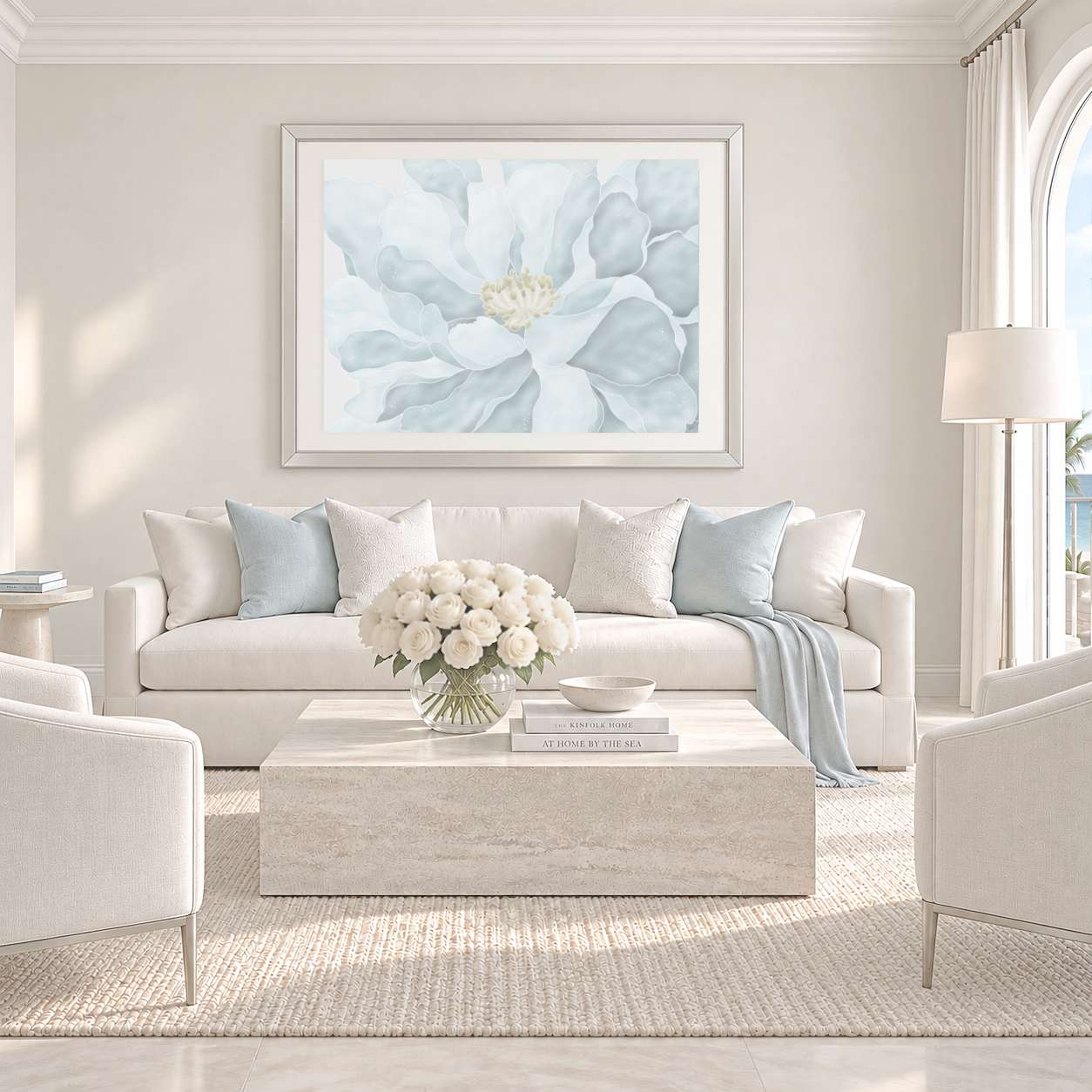 Coastal Bloom | Refined Painting