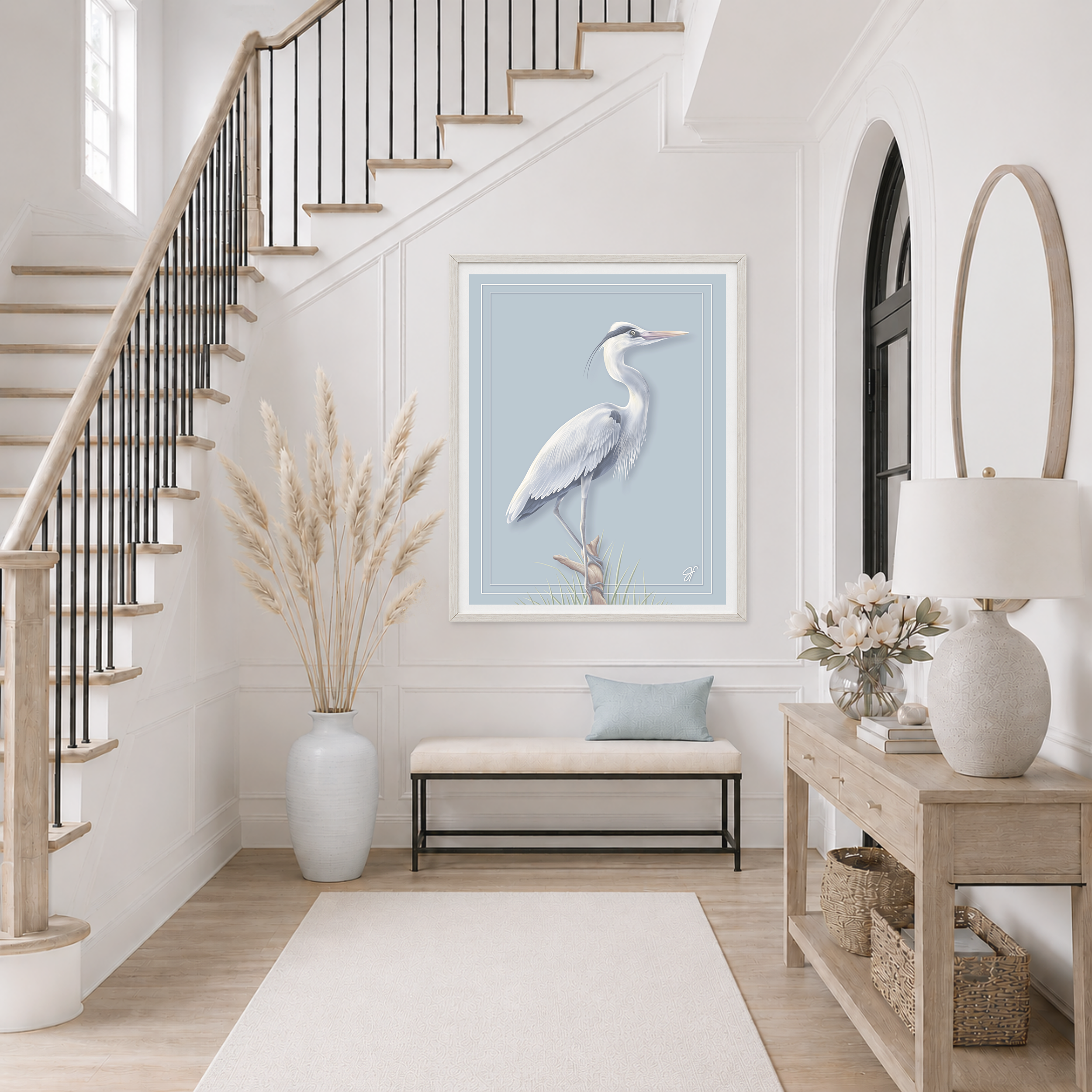 Wild Heron | Refined Painting