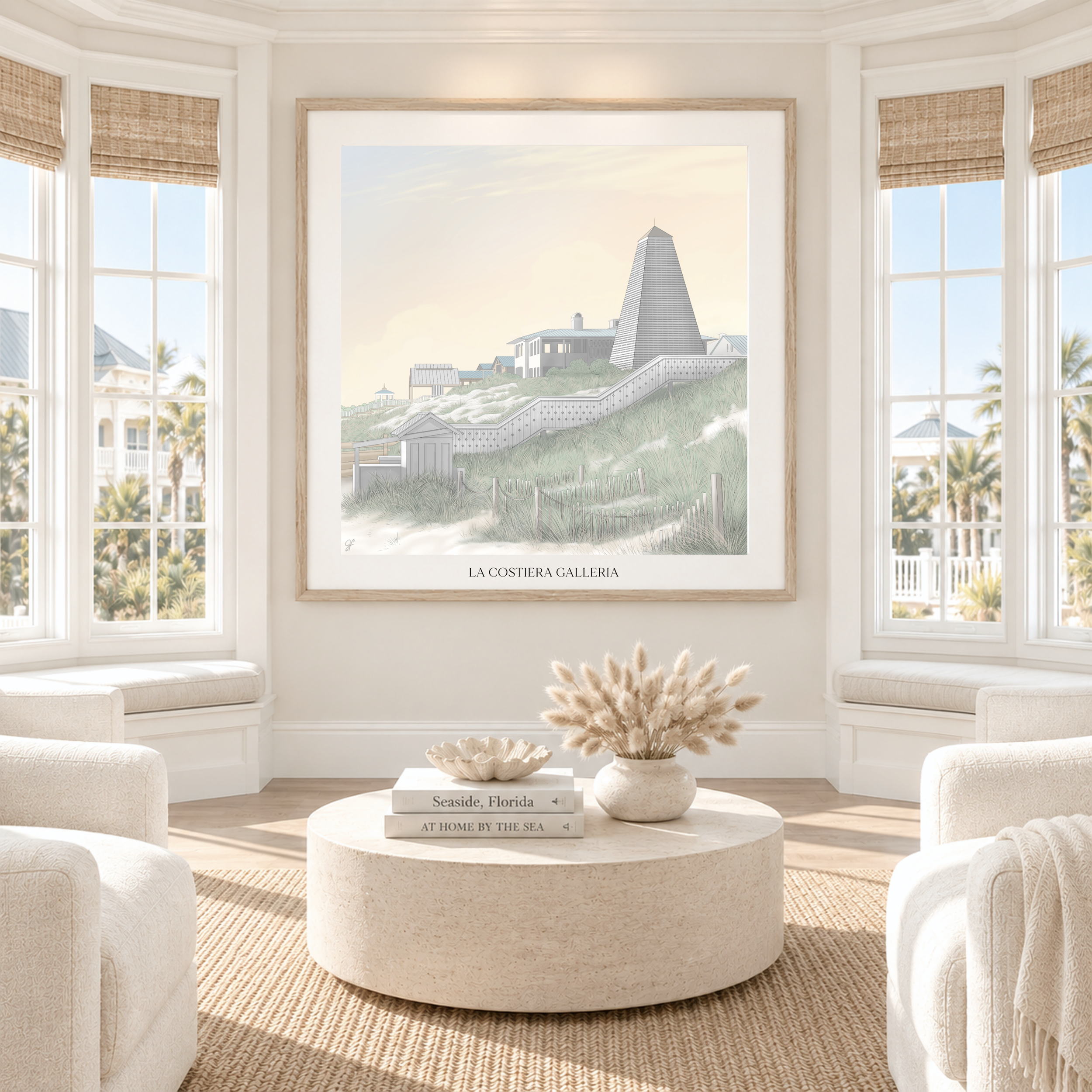 Seaside Sunset | Classic Illustration